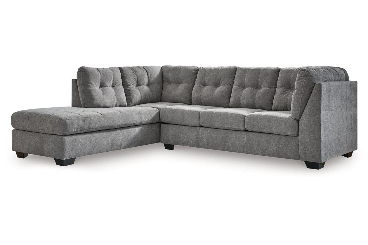 Marleton Gray 2-Piece Sectional with LAF Chaise - Image 2