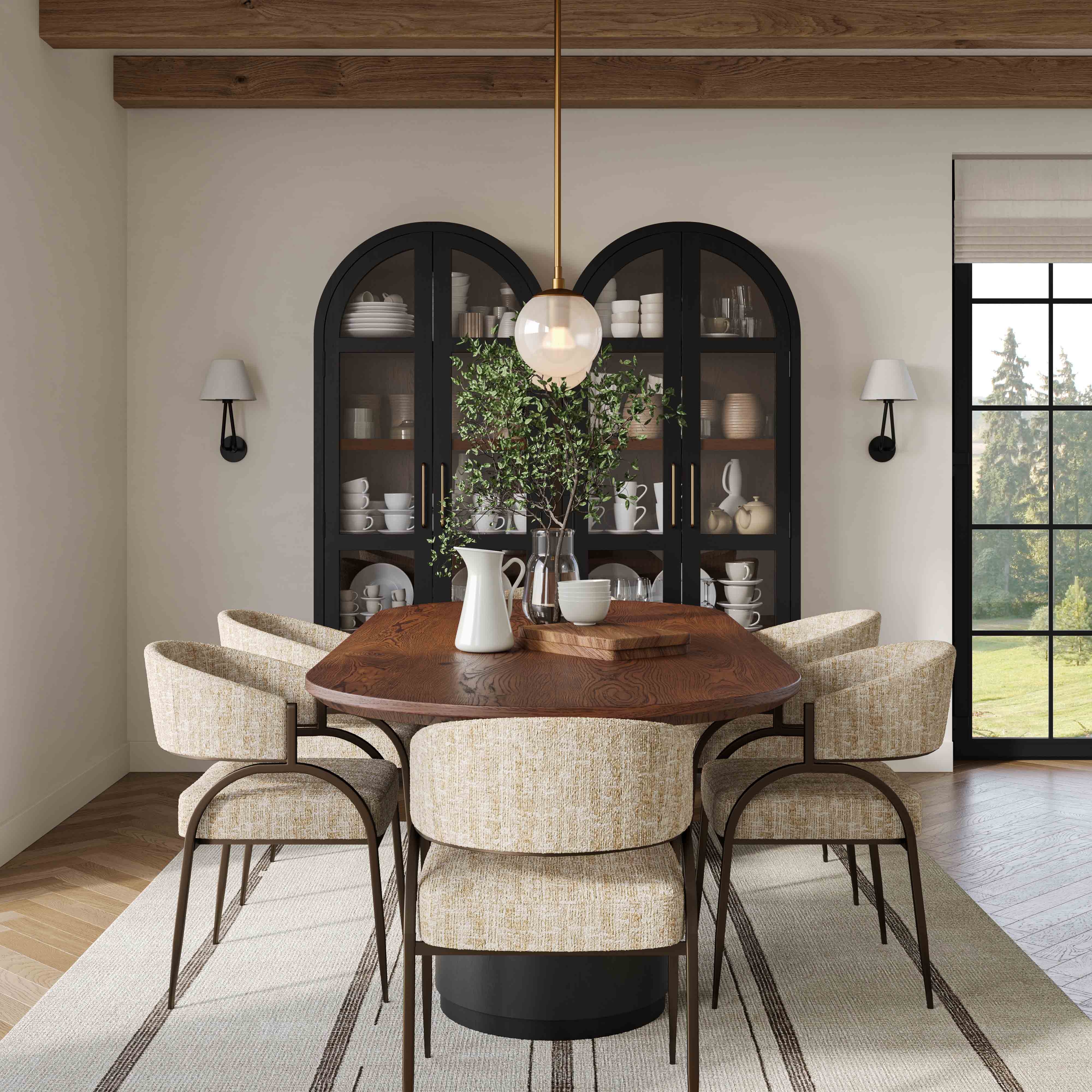 Marlow Wood 102" Oval Dining Table - Image 10