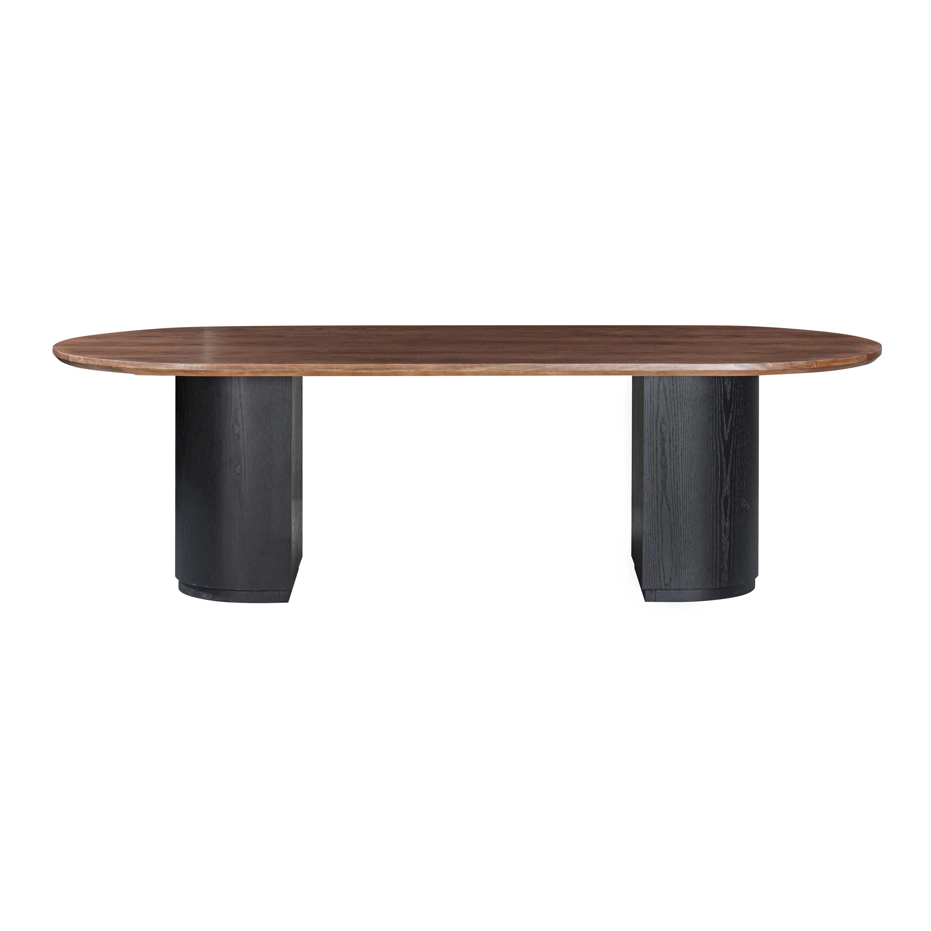Marlow Wood 102" Oval Dining Table - Image 11