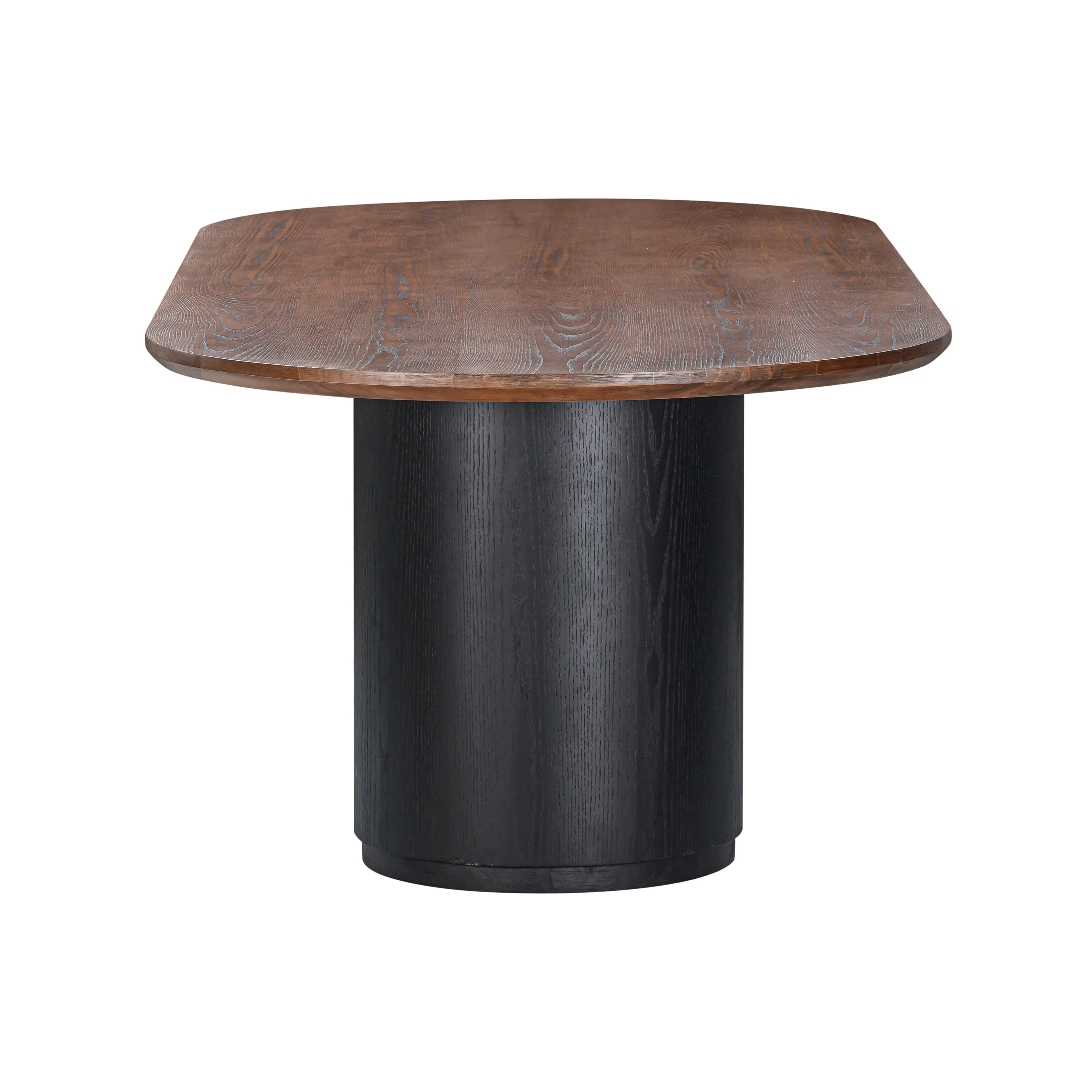 Marlow Wood 102" Oval Dining Table - Image 12