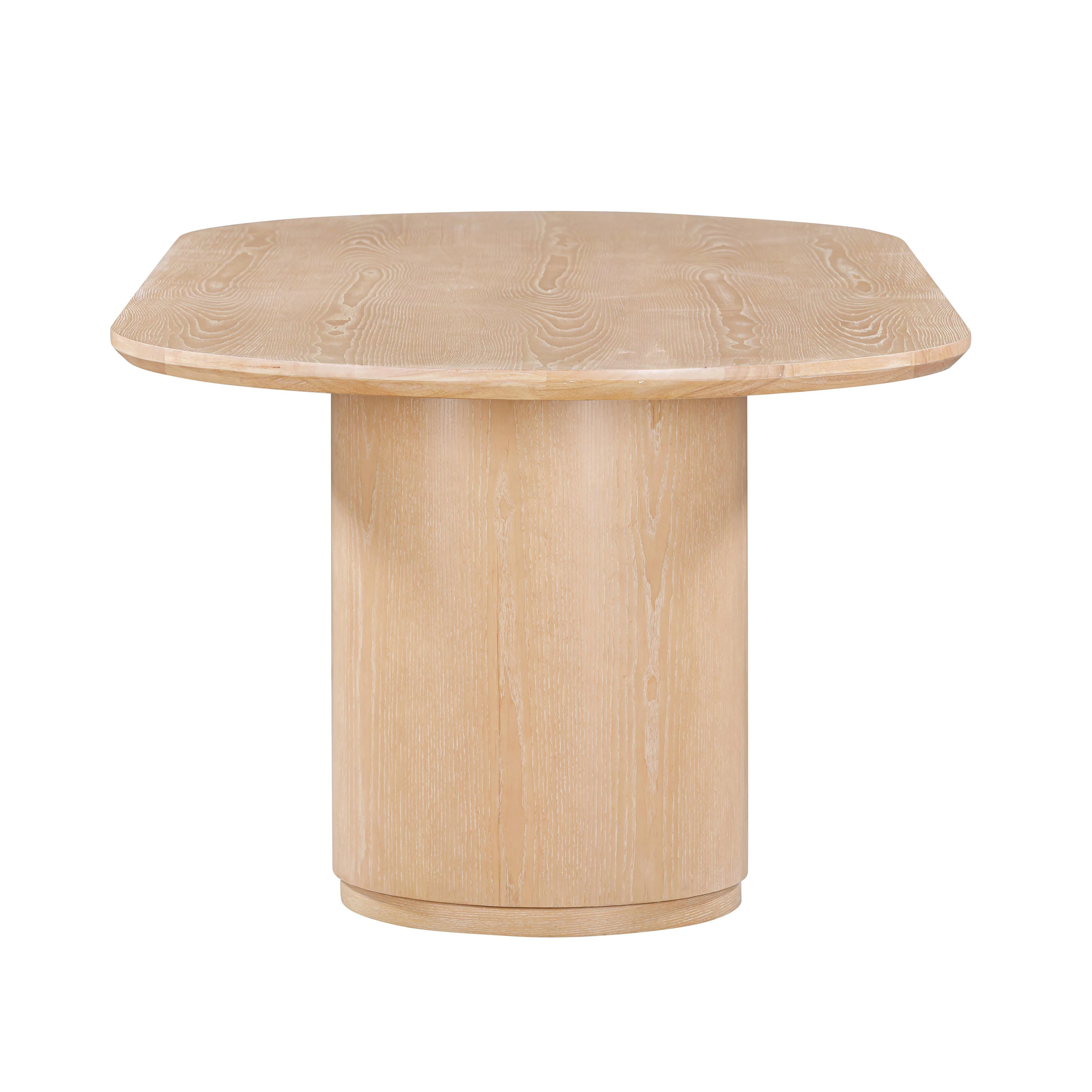Marlow Wood 102" Oval Dining Table - Image 4