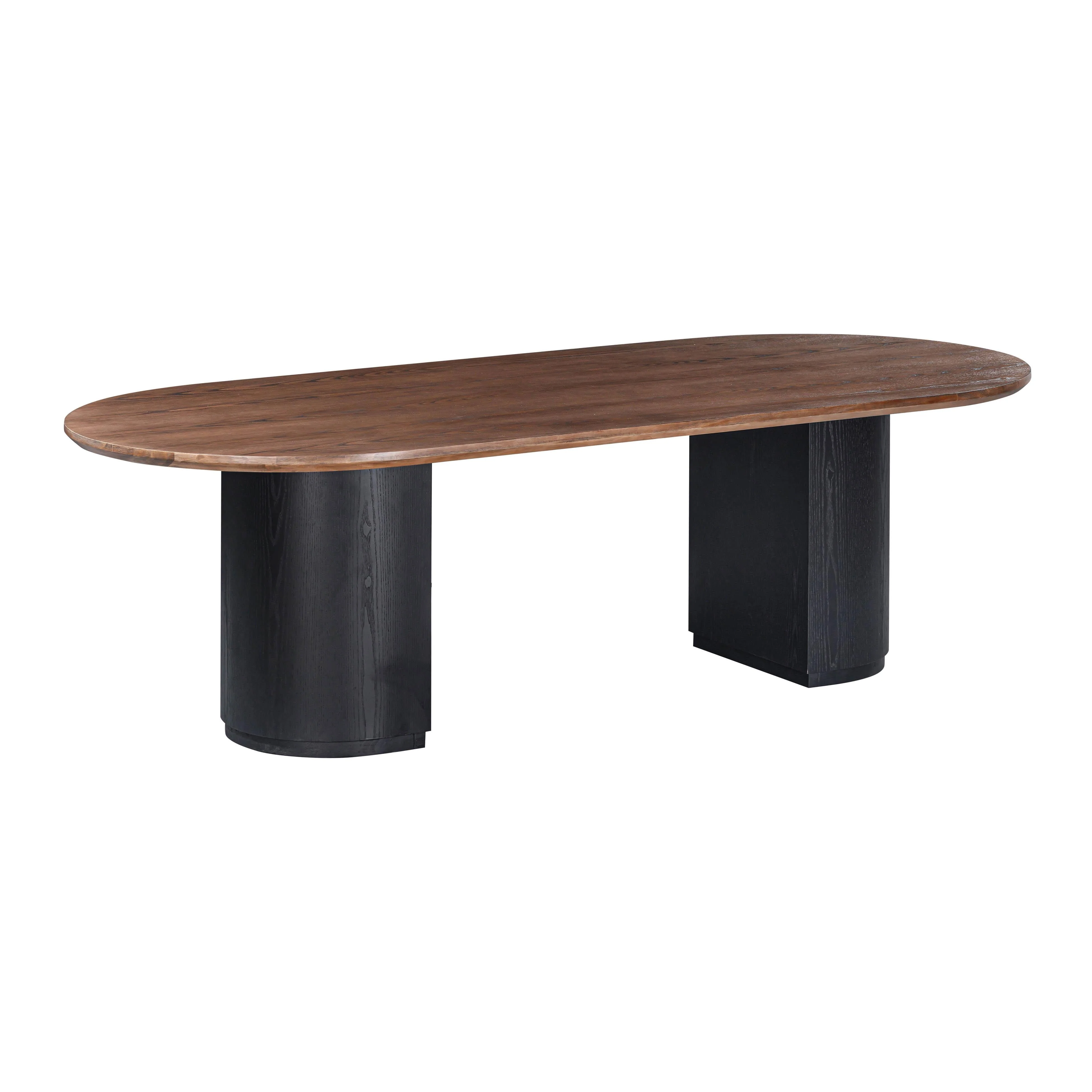 Marlow Wood 102" Oval Dining Table - Image 9