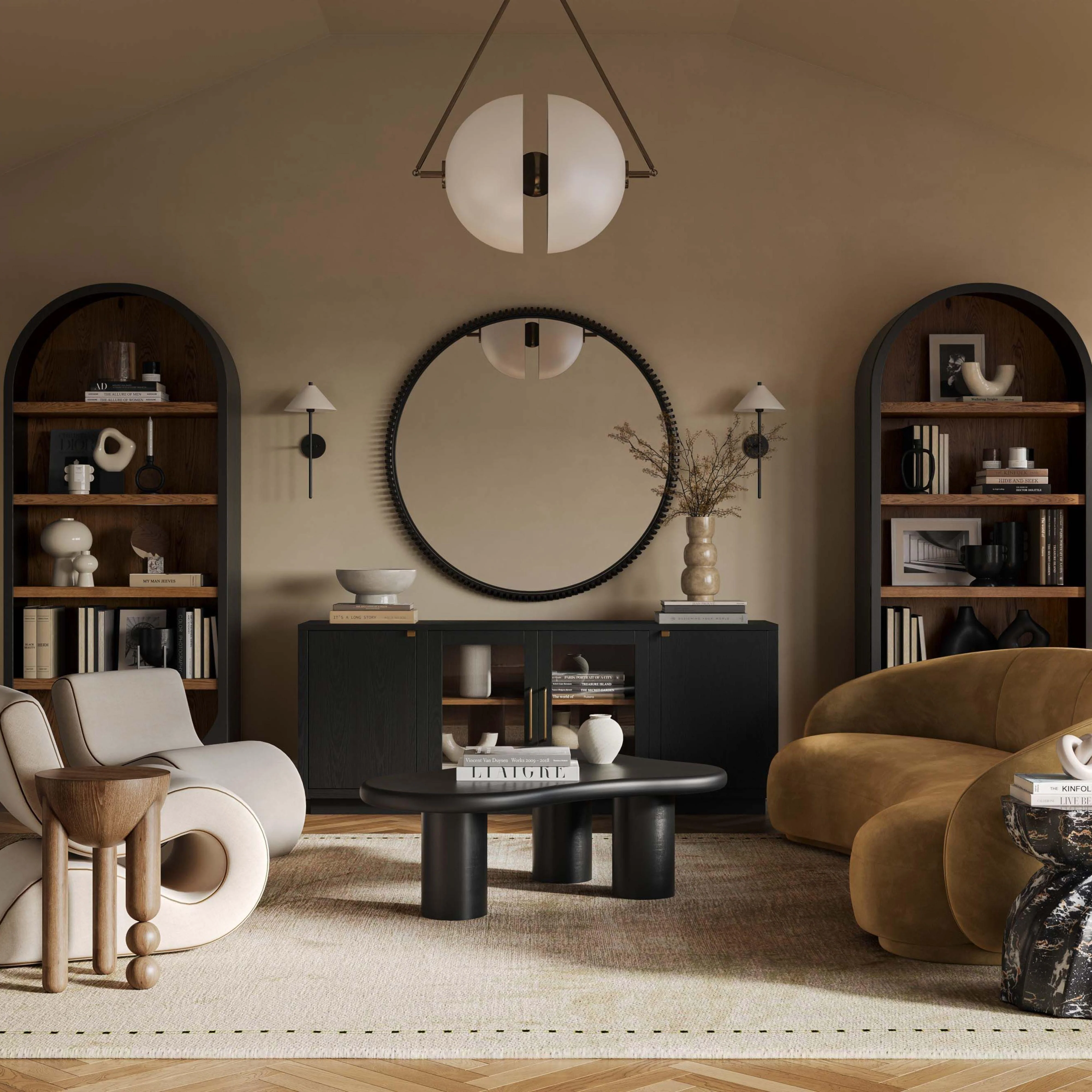 Marlow Wood Bookcase - Image 12