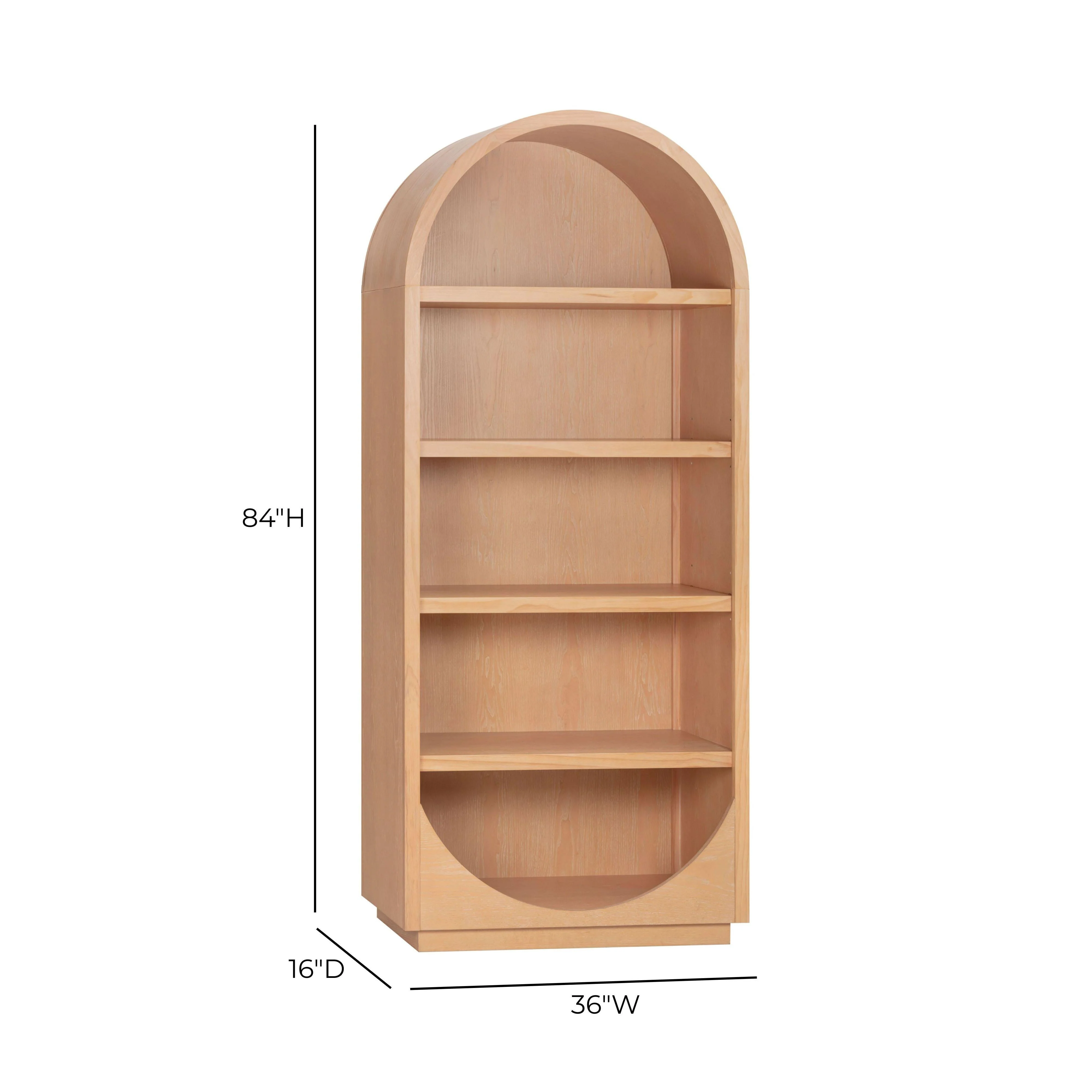 Marlow Wood Bookcase - Image 9