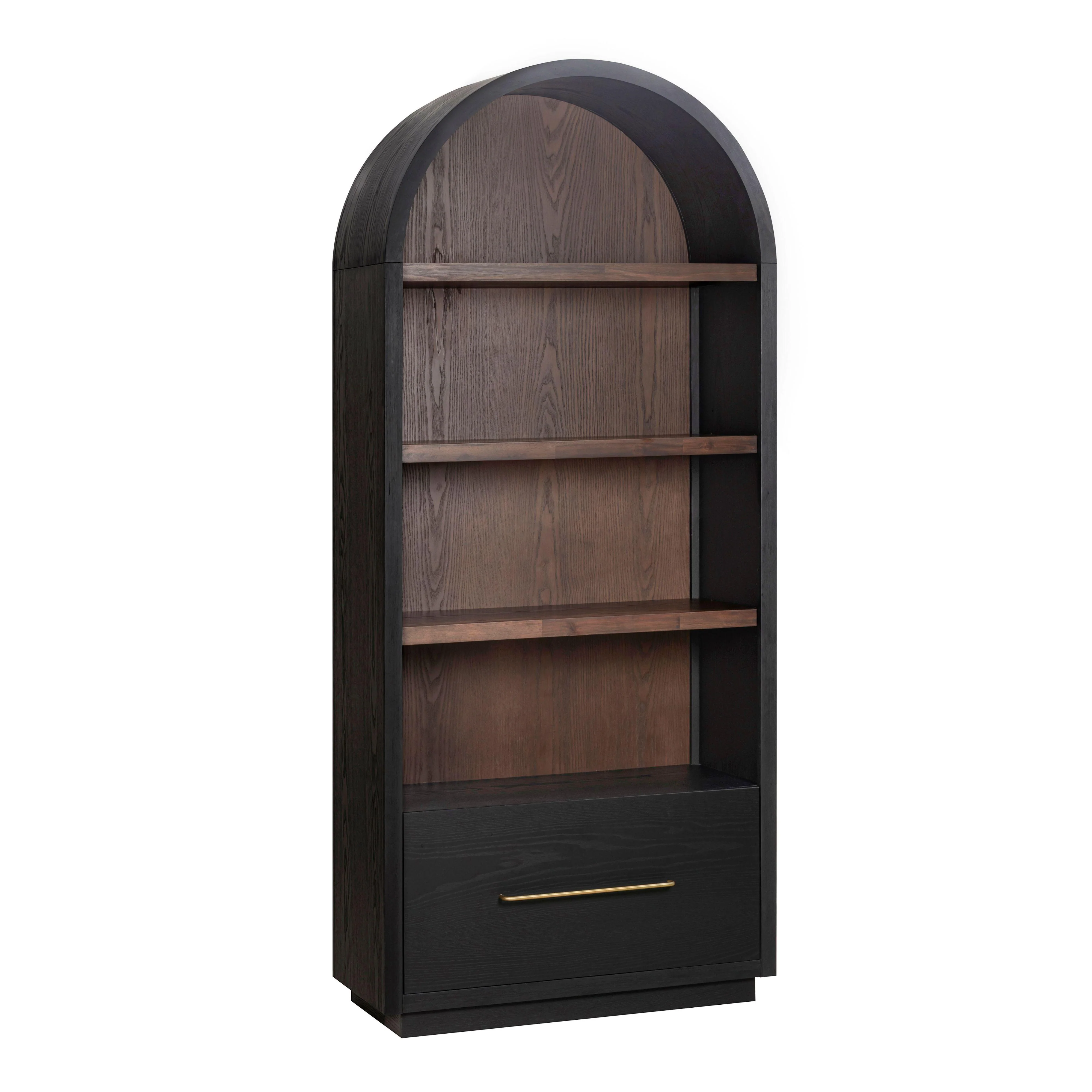 Marlow Wood Bookcase with File Drawer - Image 11