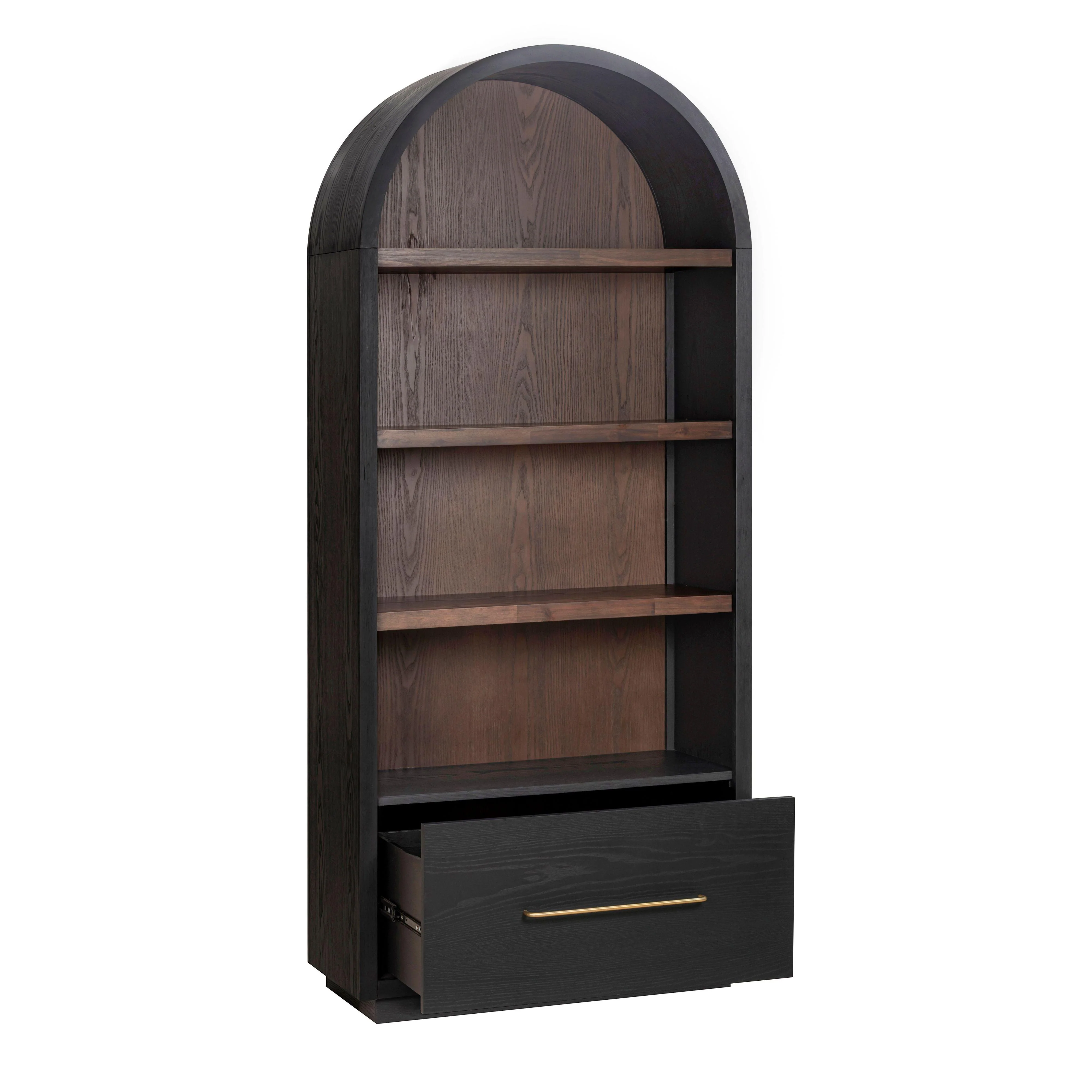 Marlow Wood Bookcase with File Drawer - Image 17