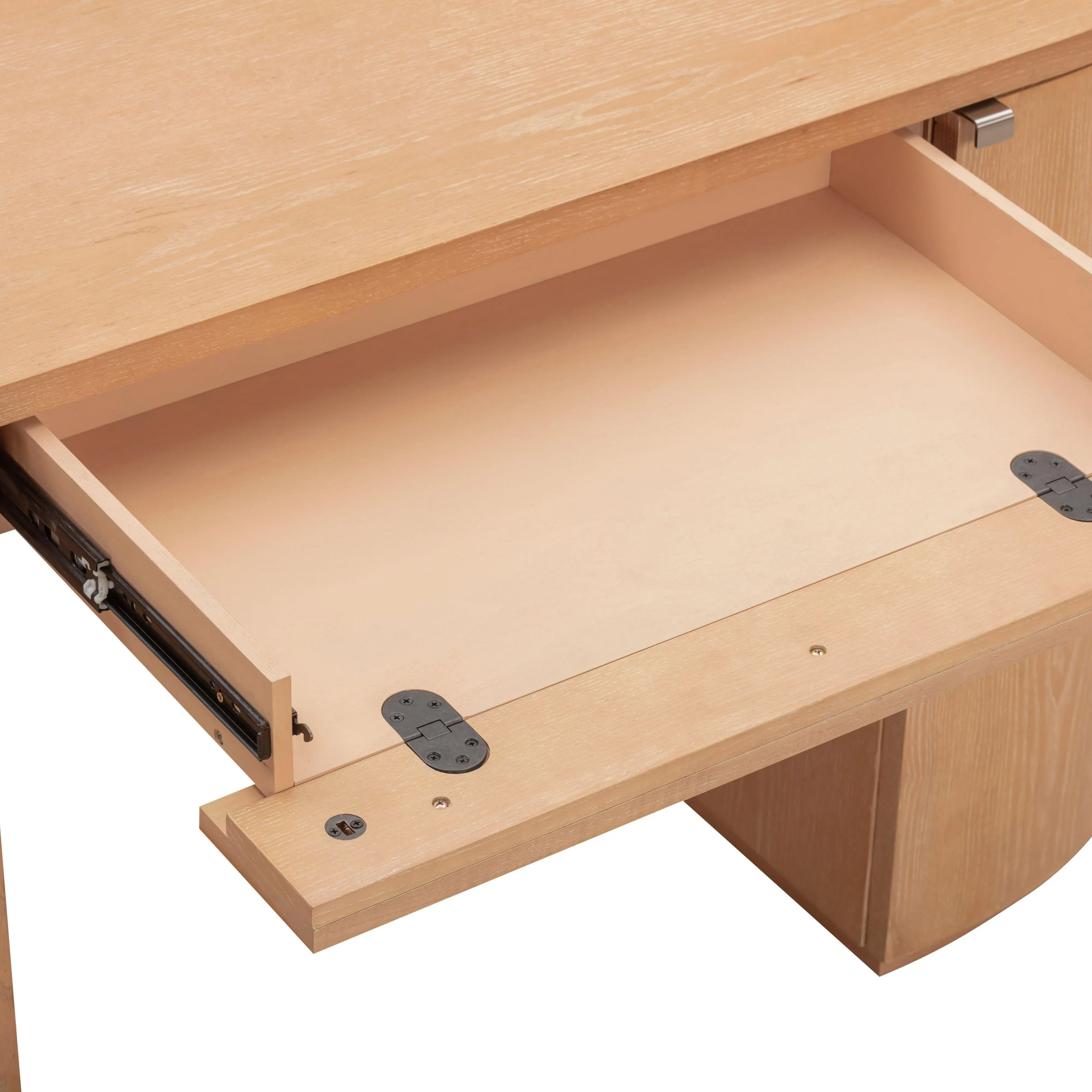 Marlow Wood Executive Desk - Image 9