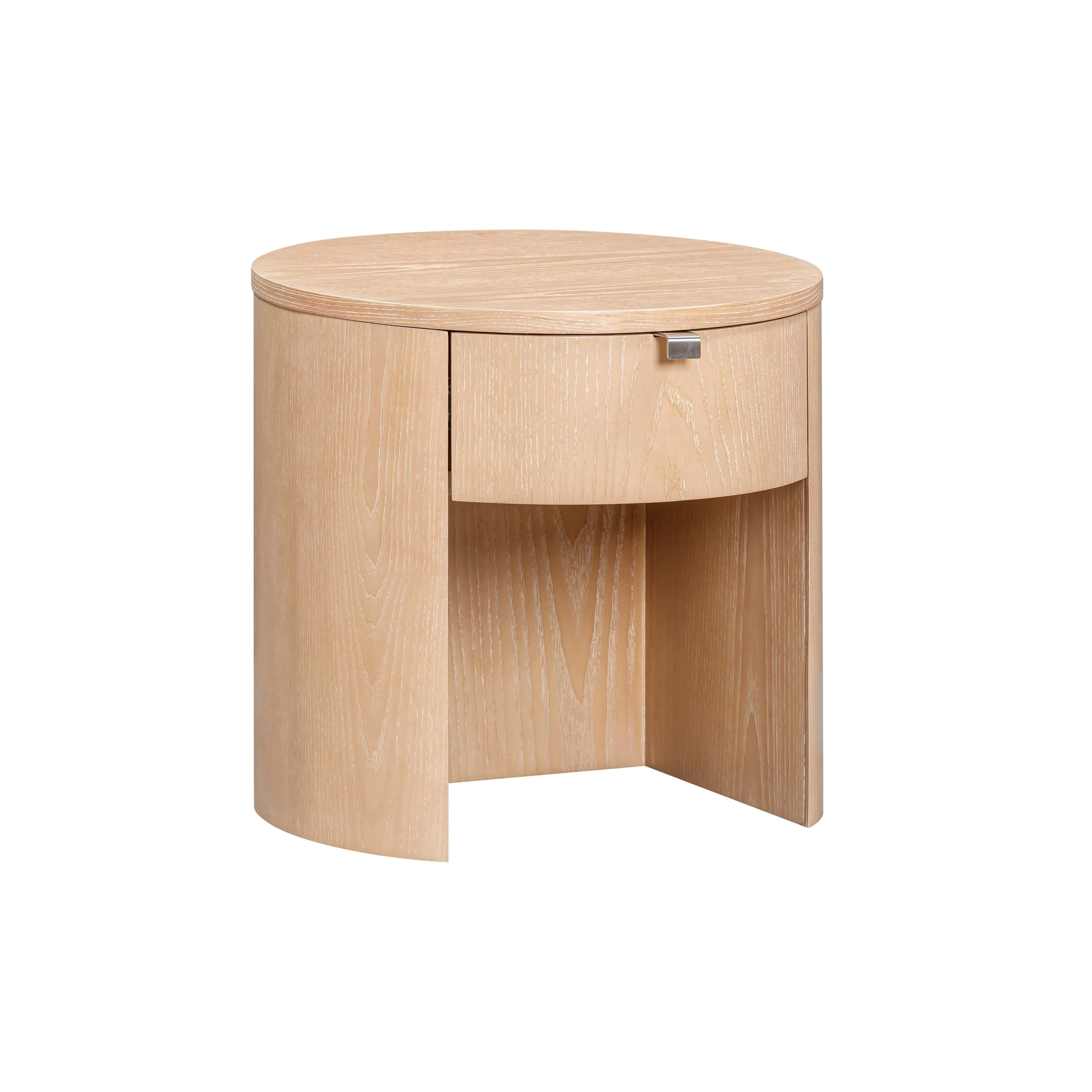 Marlow Wood Round Nightstand - Image 4