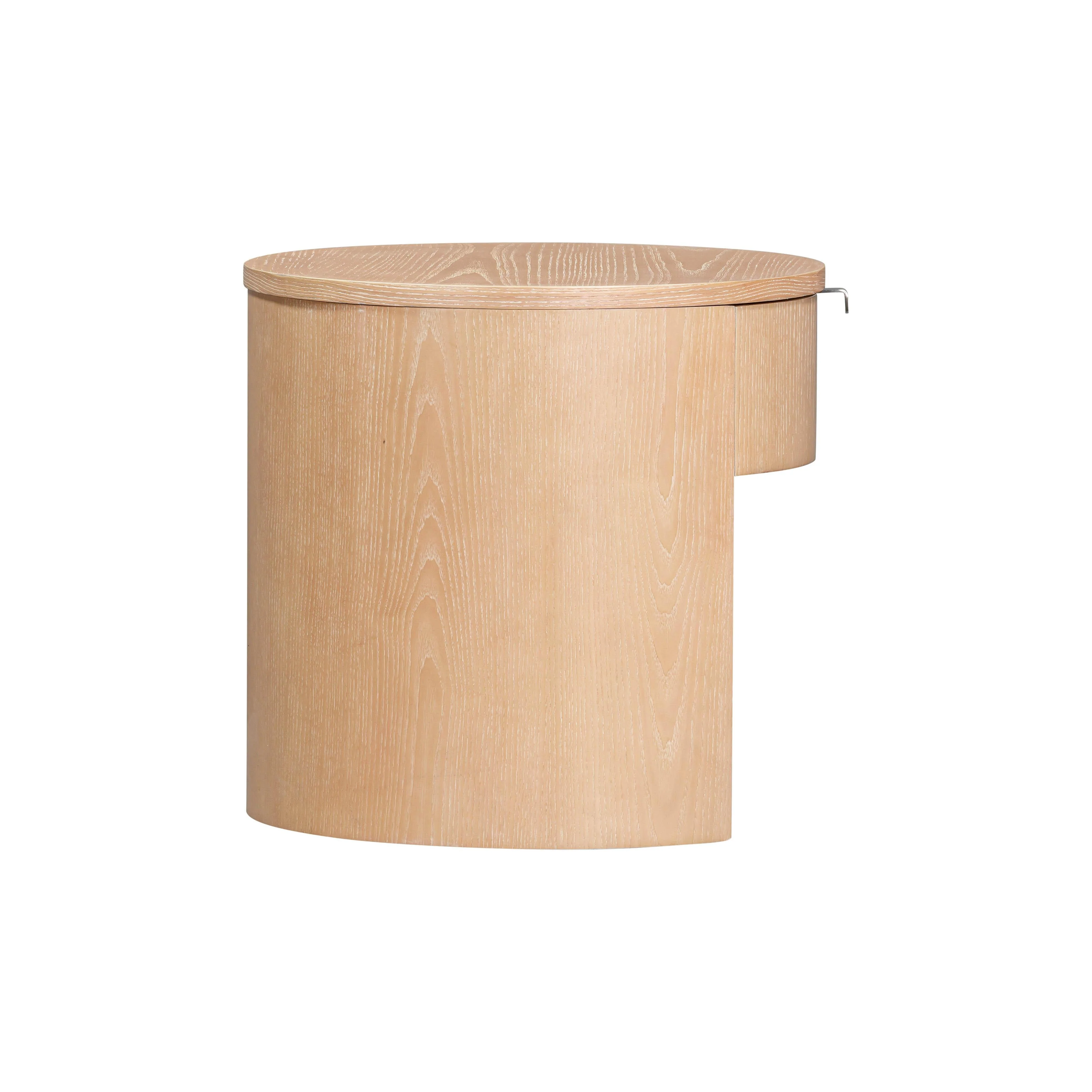 Marlow Wood Round Nightstand - Image 5