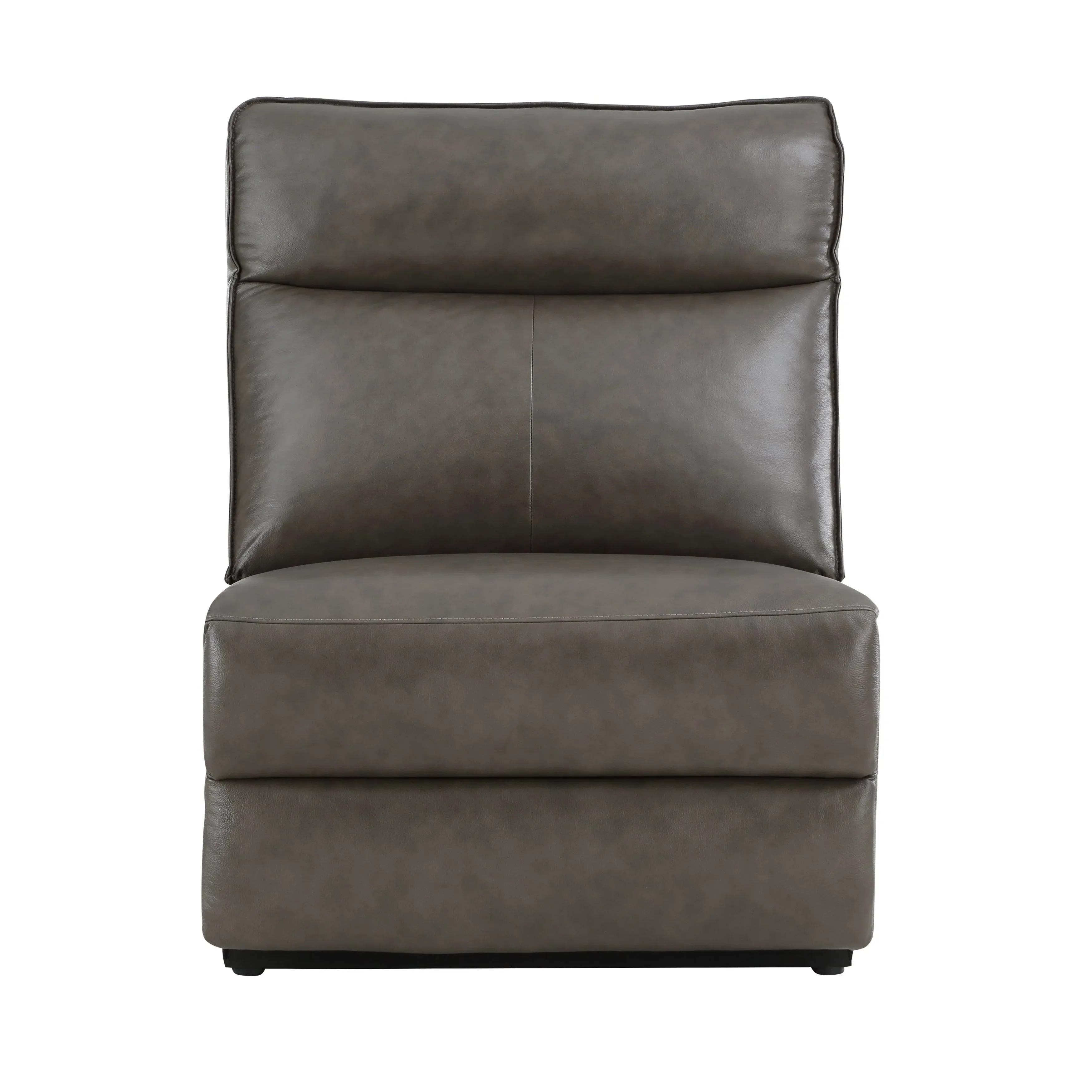 Maroni Dark Brown Leather 6-Piece Modular Power Reclining Sectional - Image 18