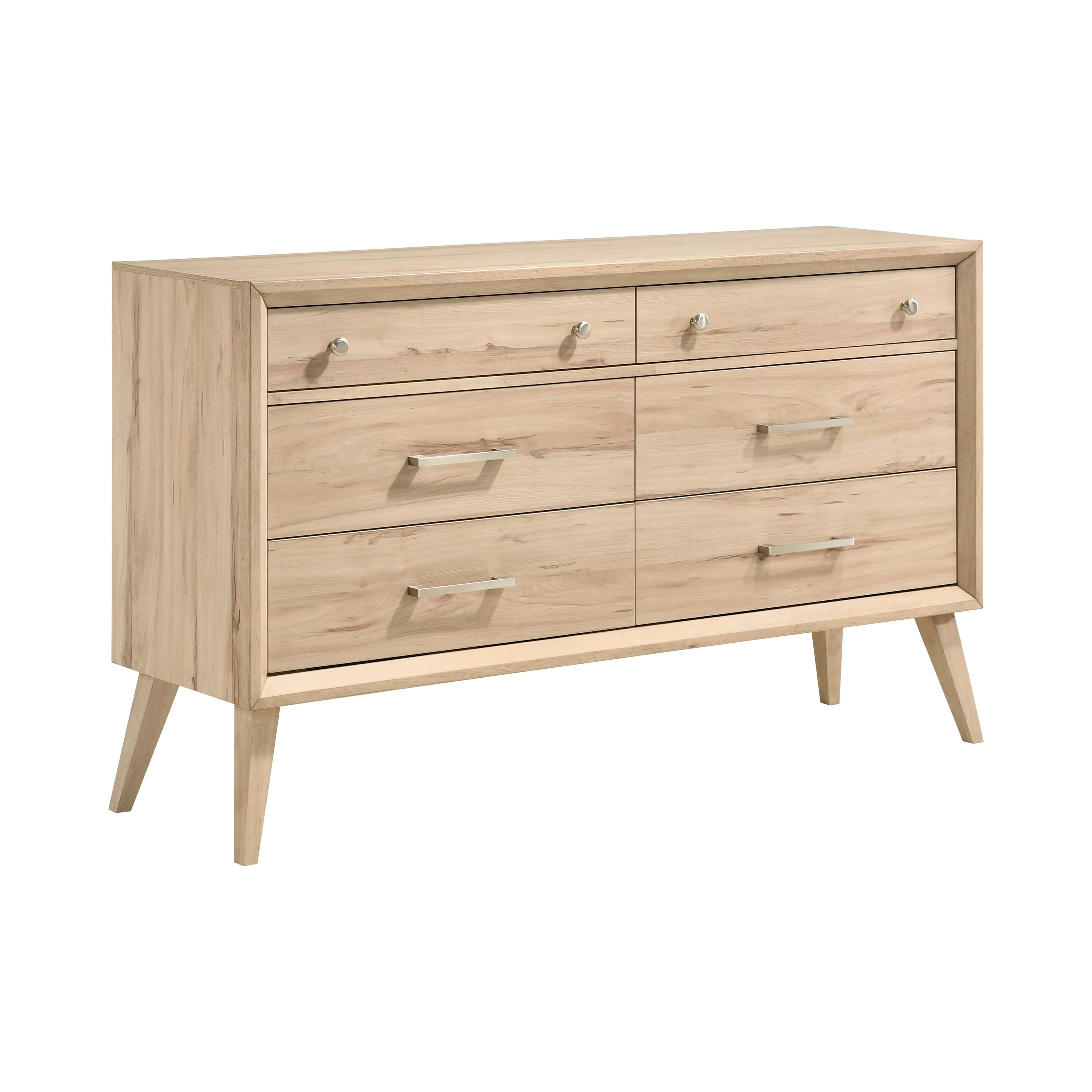 Marrin Natural Oak Panel Bedroom Set - Image 6