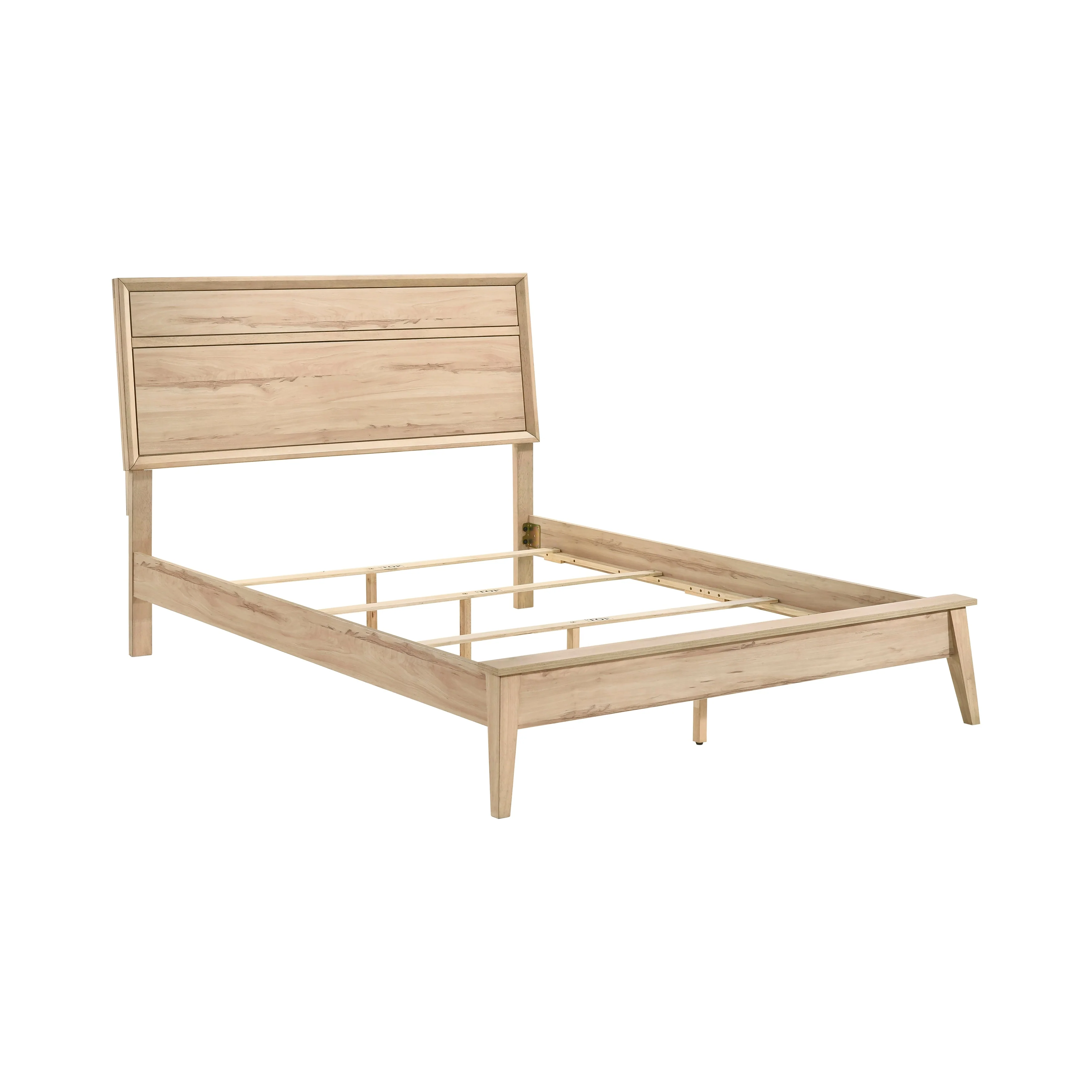Marrin Natural Oak Queen Panel Bed - Image 3