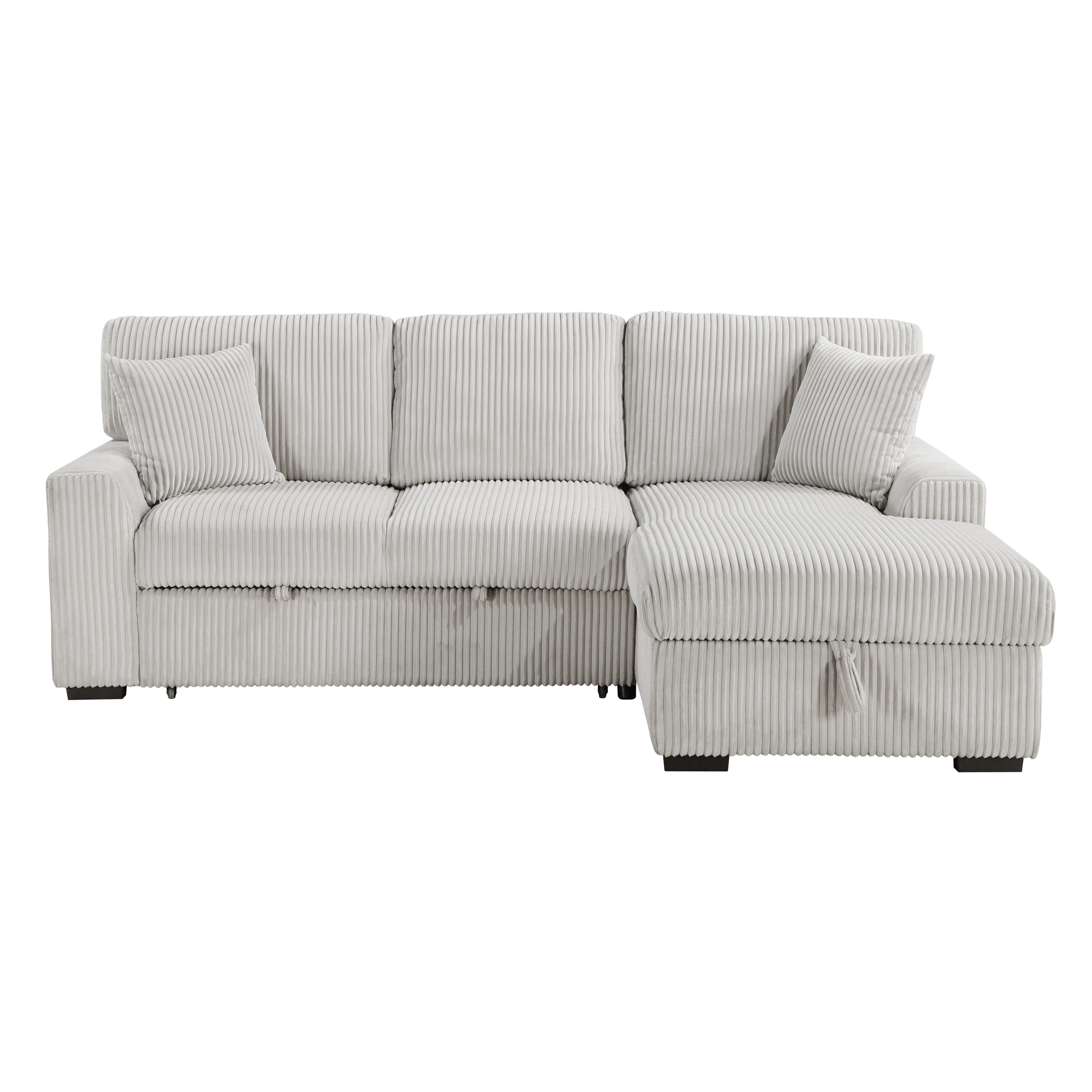 Marsh Gray 2-Piece Sectional with Right Chaise - Image 2