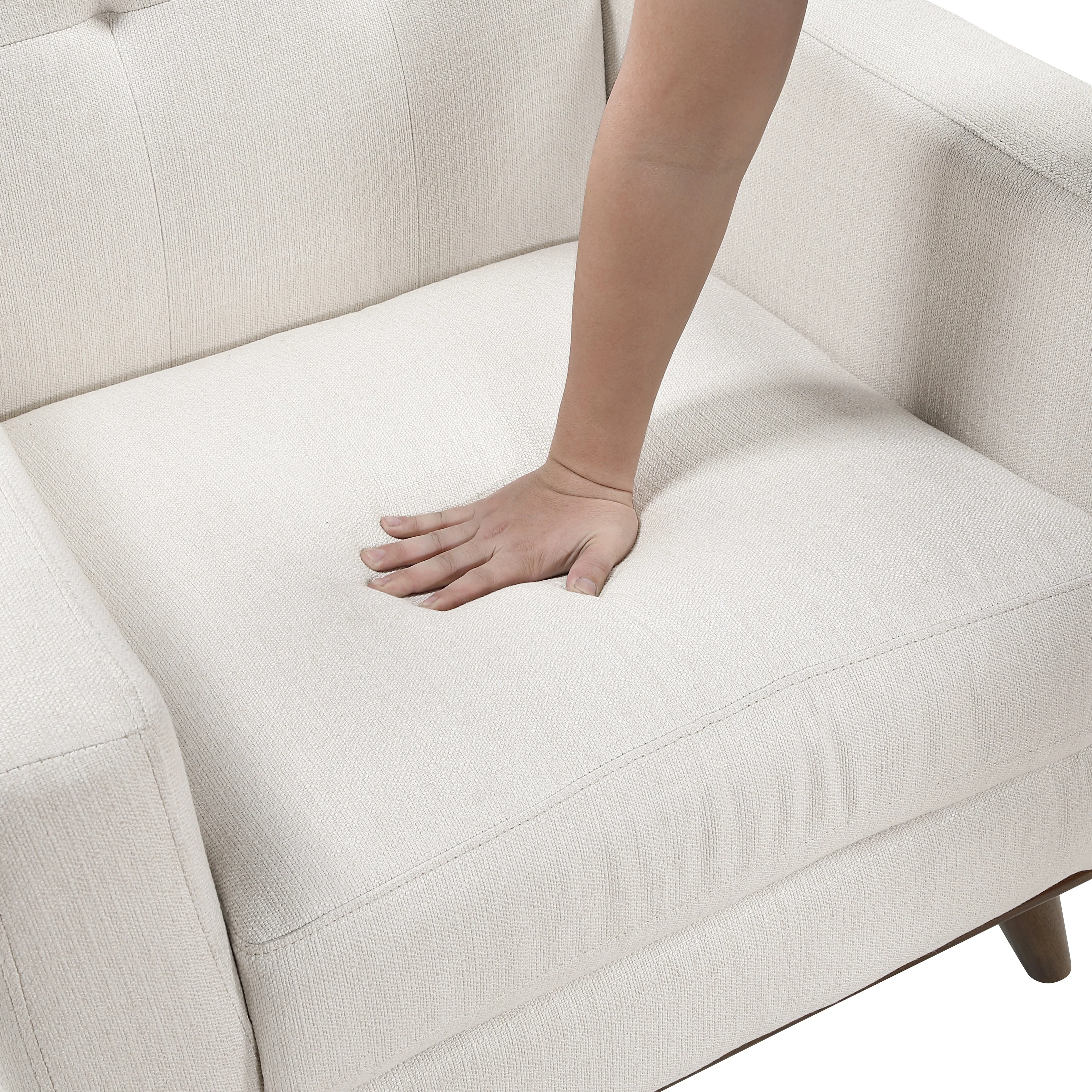 Martina Beige Accent Chair - Image 7