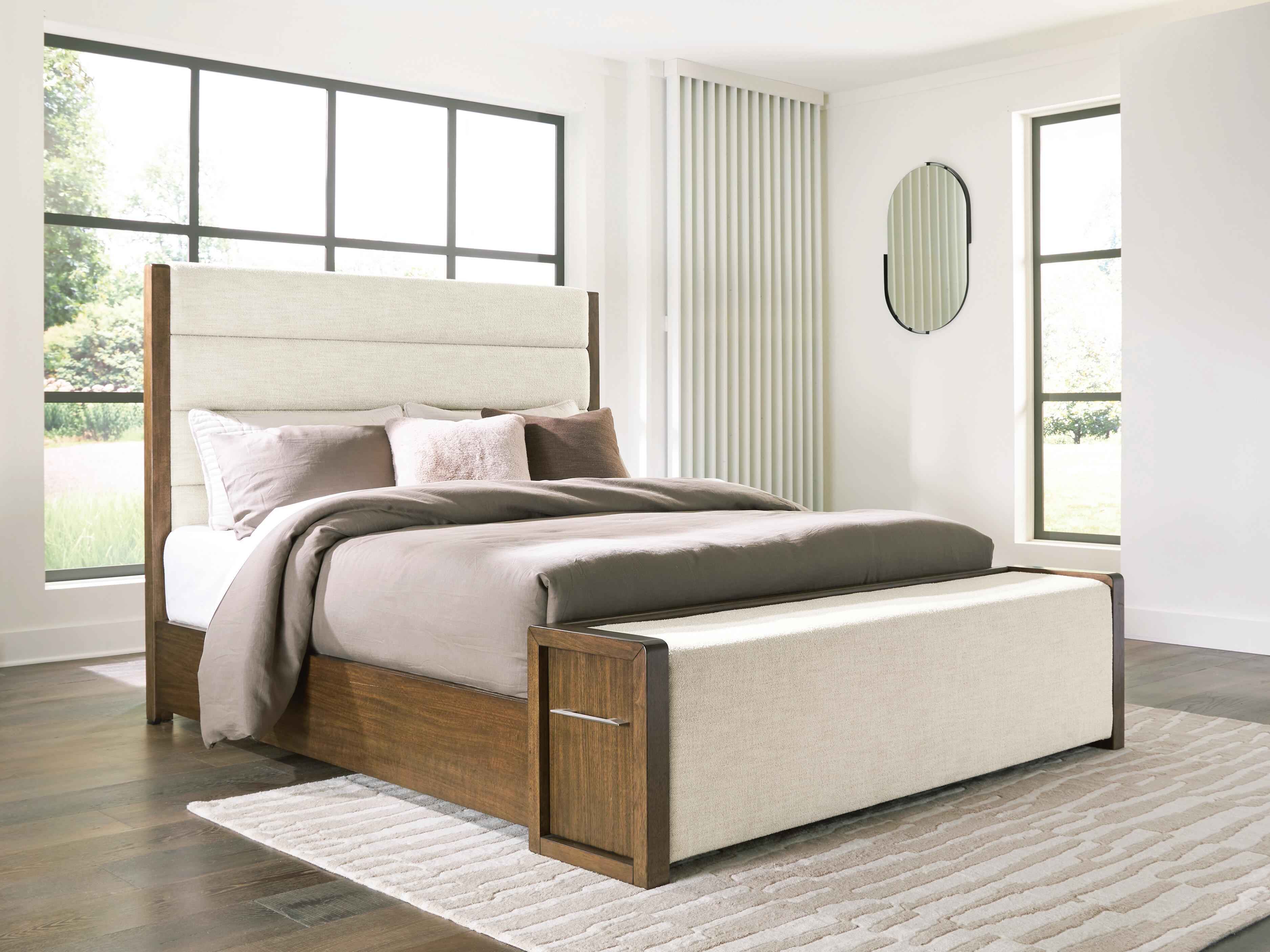Marxmore Brown California King Upholstered Storage Bed - Image 6