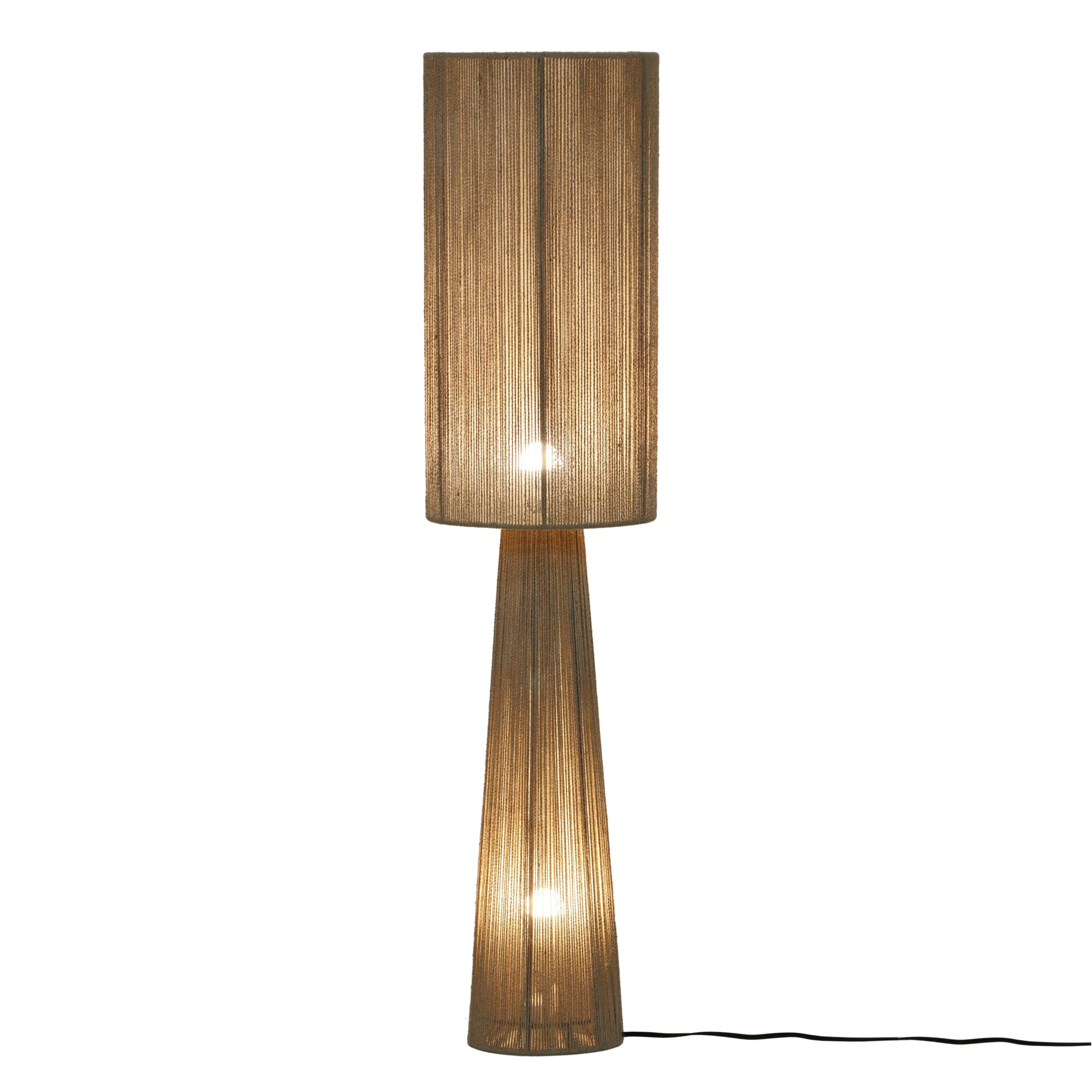 Marza Natural Jute 2-Bulb Floor Lamp - Image 3