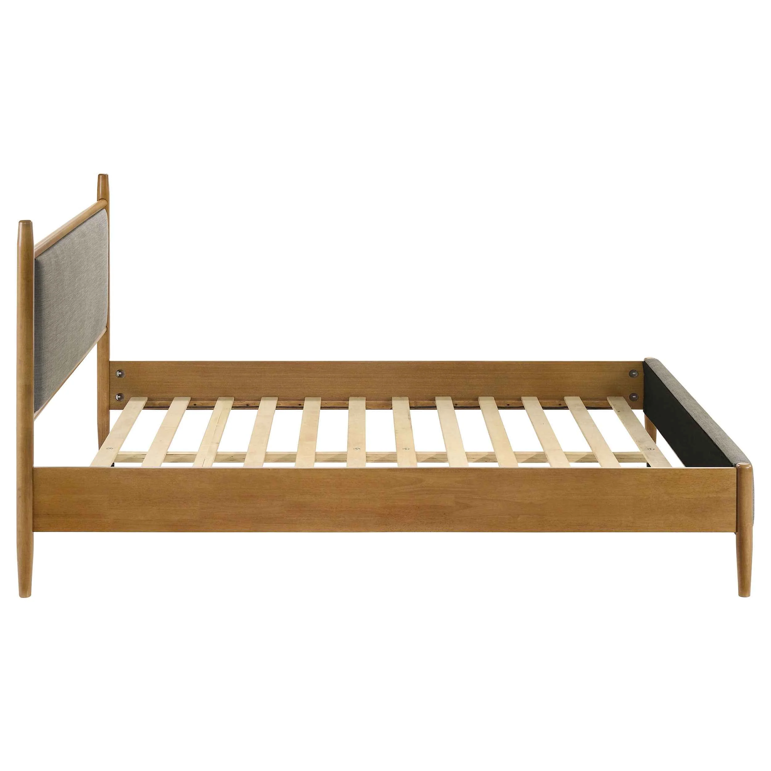 Mason Light Brown 46-inch Queen Panel Platform Bed - Image 6
