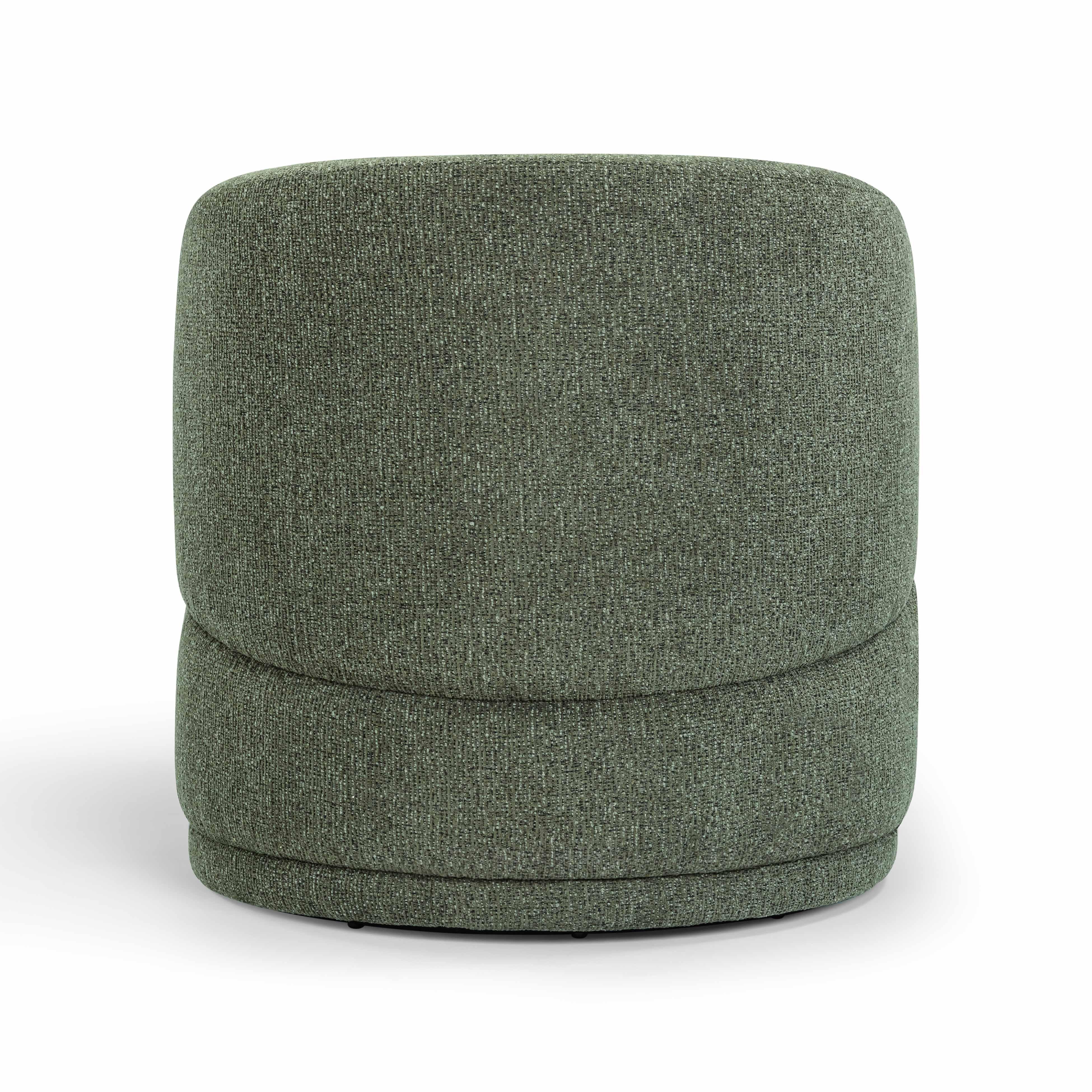 Massa Textured Fabric Swivel Accent Chair - Image 12