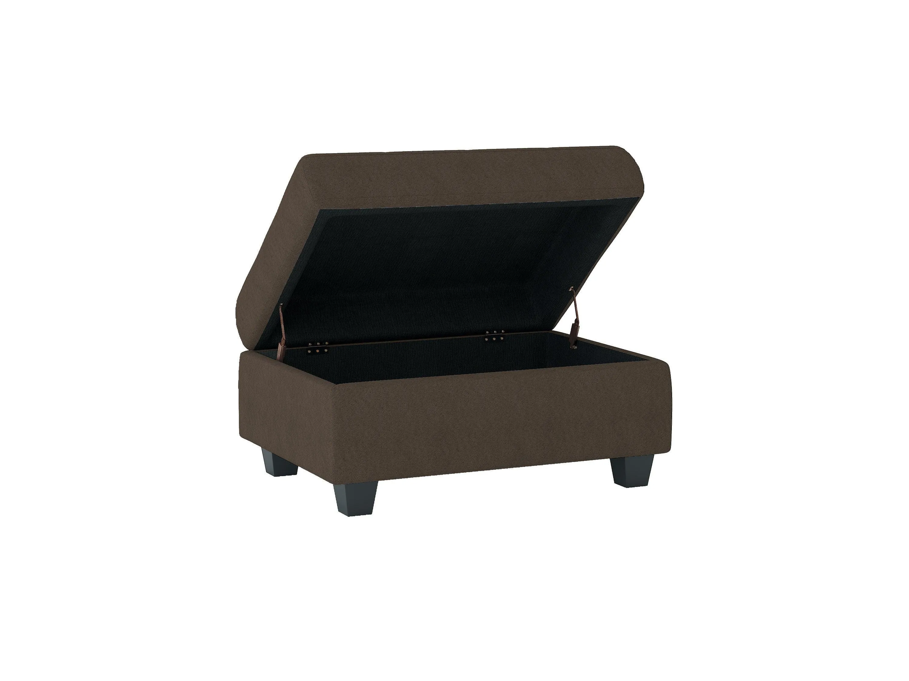 Maston Chocolate Ottoman - Image 3