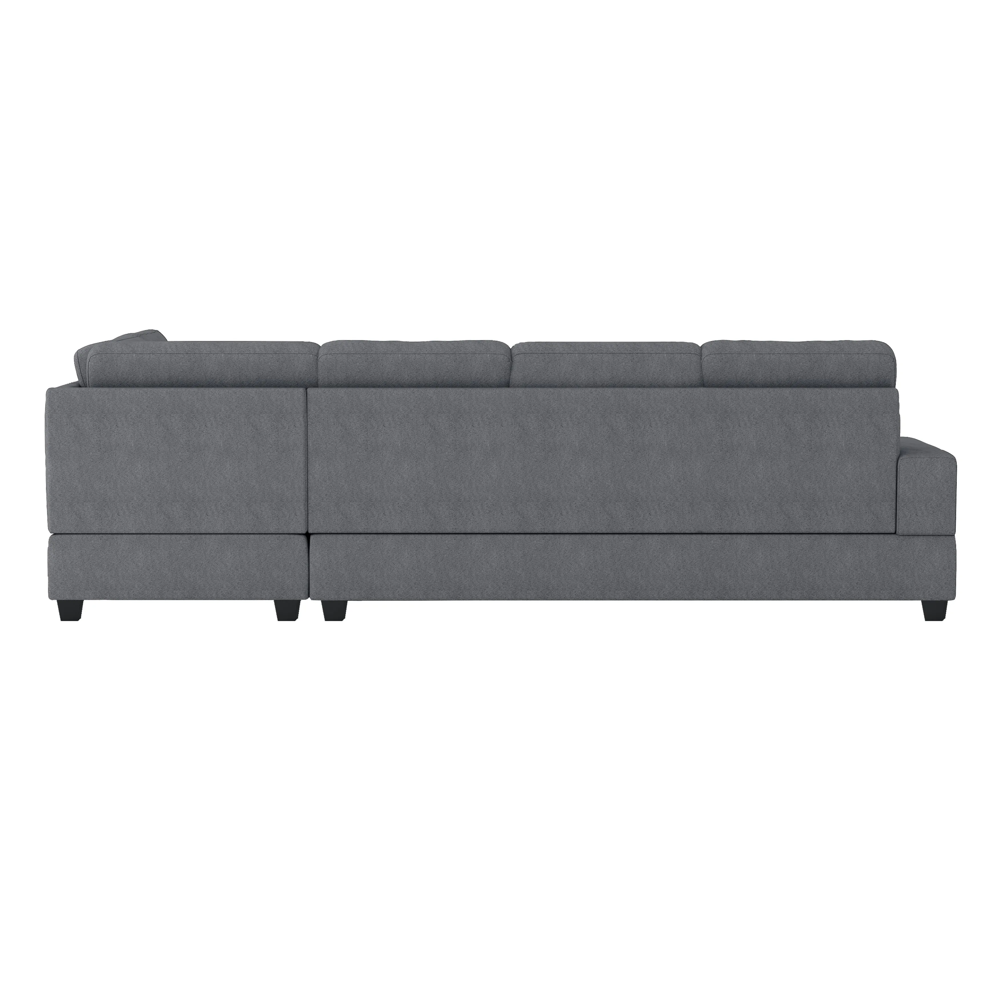 Maston Dark Gray 2-Piece Reversible Sectional with Drop-Down Cup Holders - Image 5