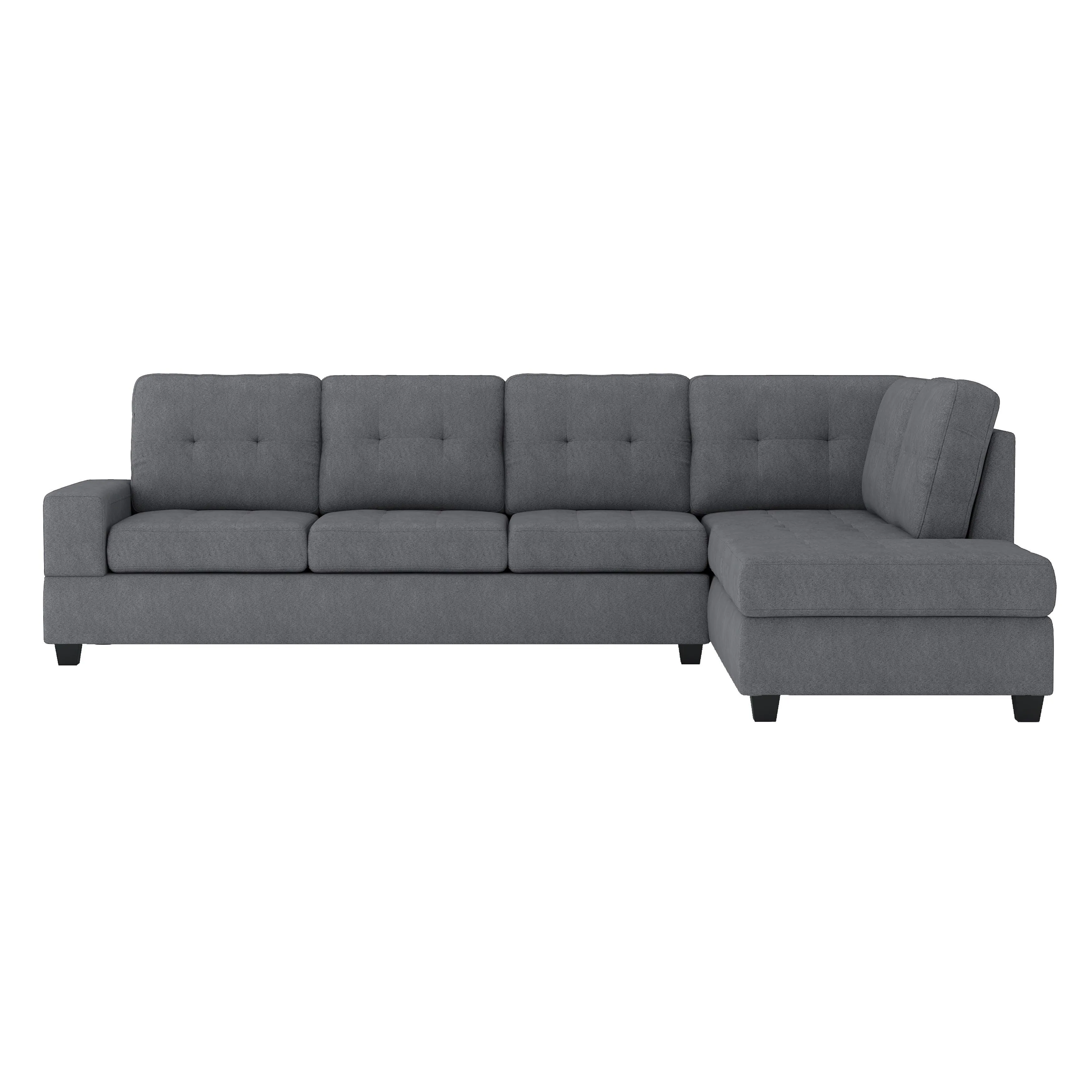 Maston Dark Gray Reversible Sectional - Image 4