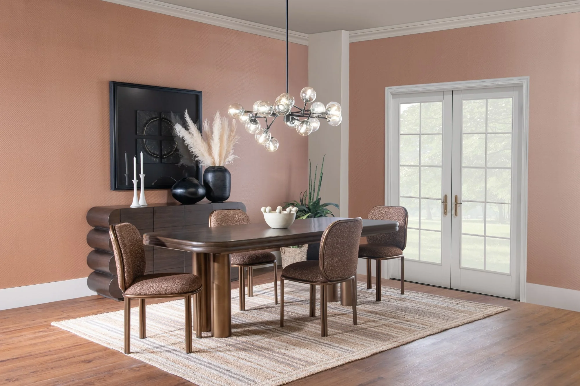 Mataranka Giraffe/Brushed Golden Dining Chair (Set of 2) - Image 8