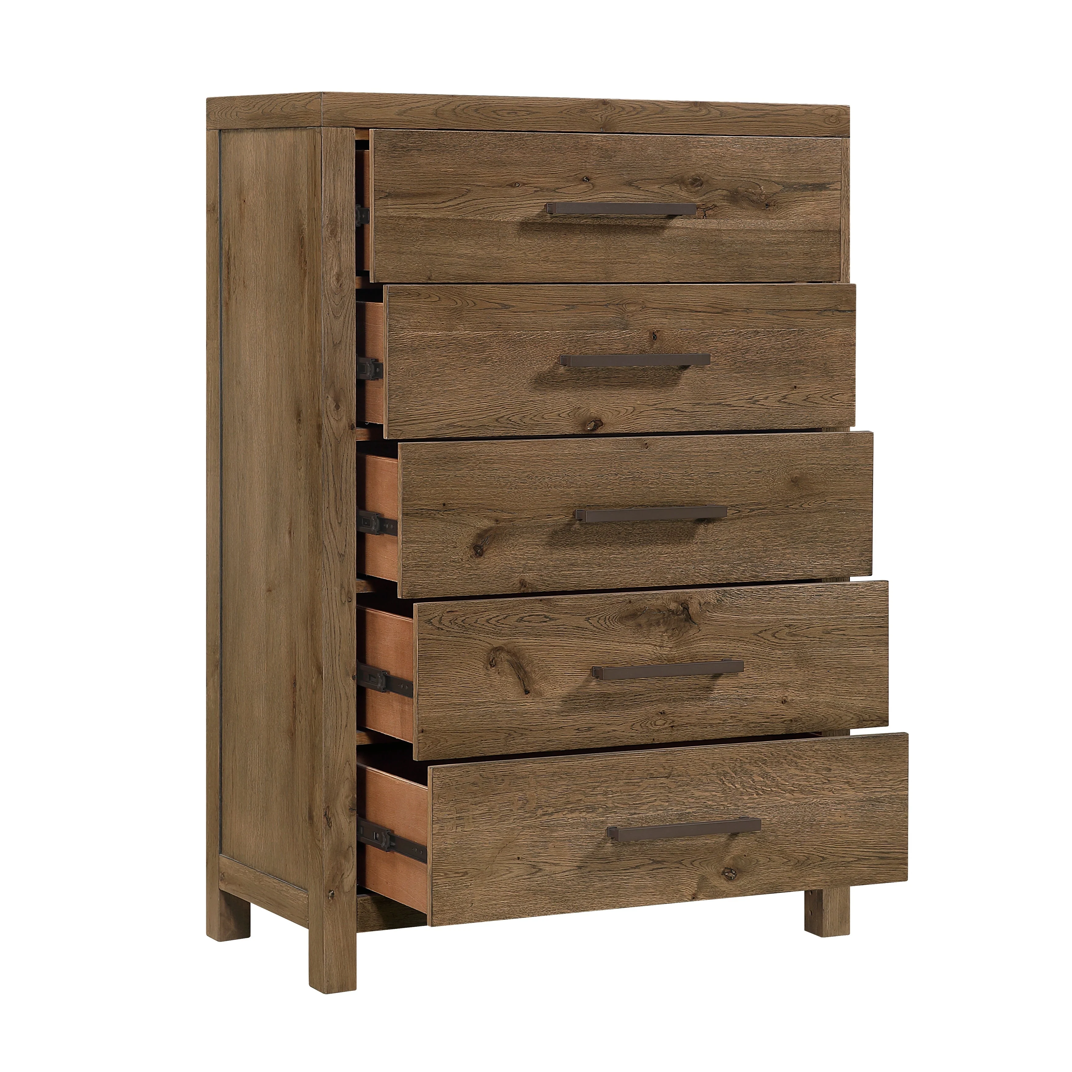 Matisse Brown Panel Upholstered Bedroom Set - Image 16
