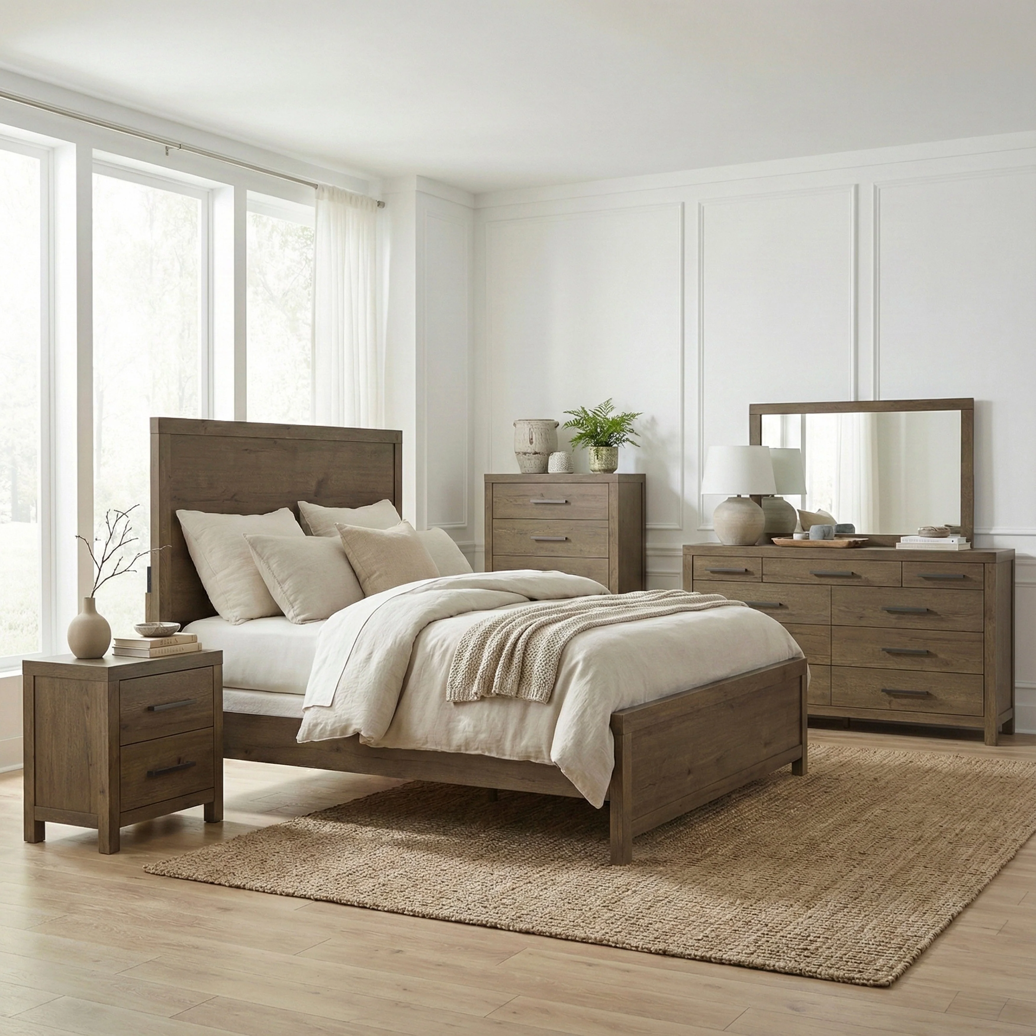 Matisse Brown Queen Panel Bed - Image 13