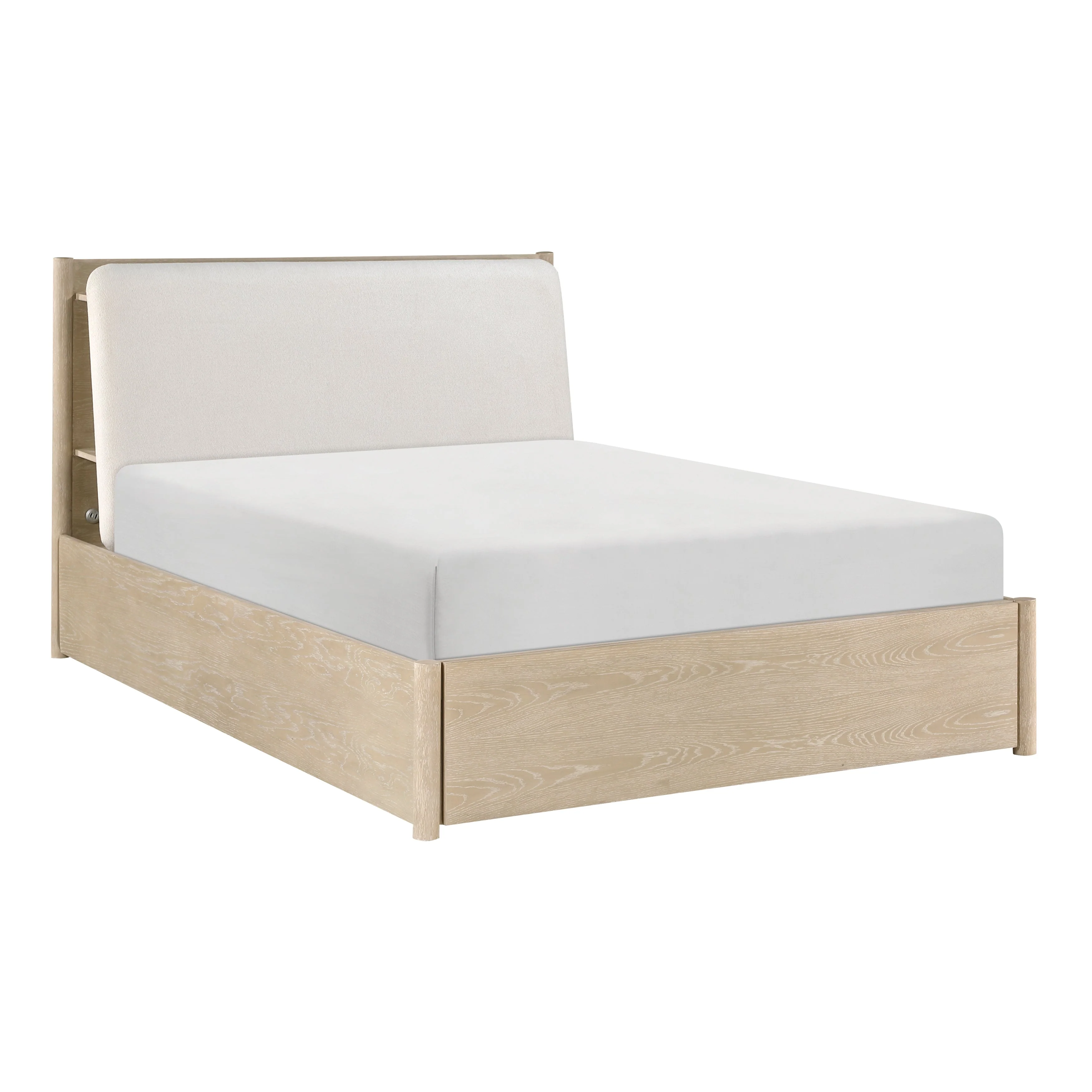 Matteo Light Oak Storage Platform Bedroom Set - Image 4