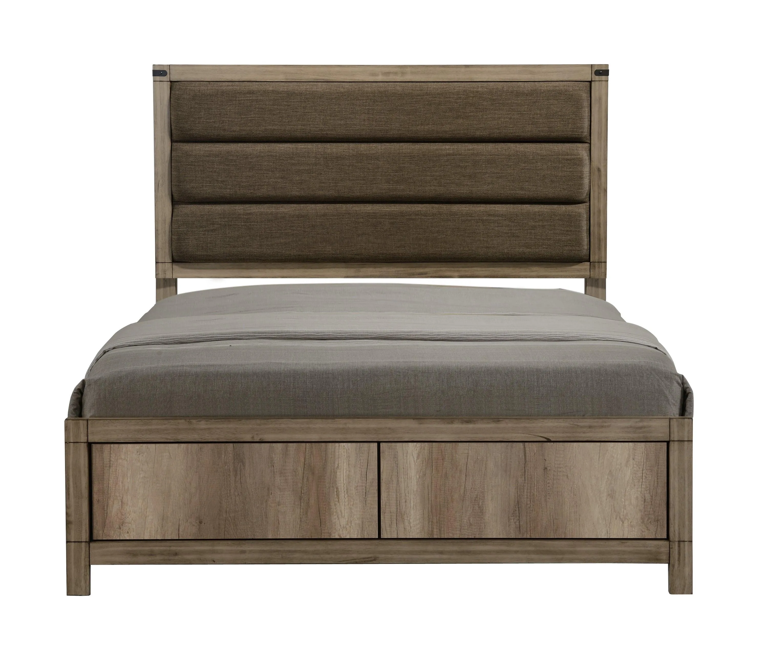 Matteo Melamine Full Upholstered Panel Bed - Image 4