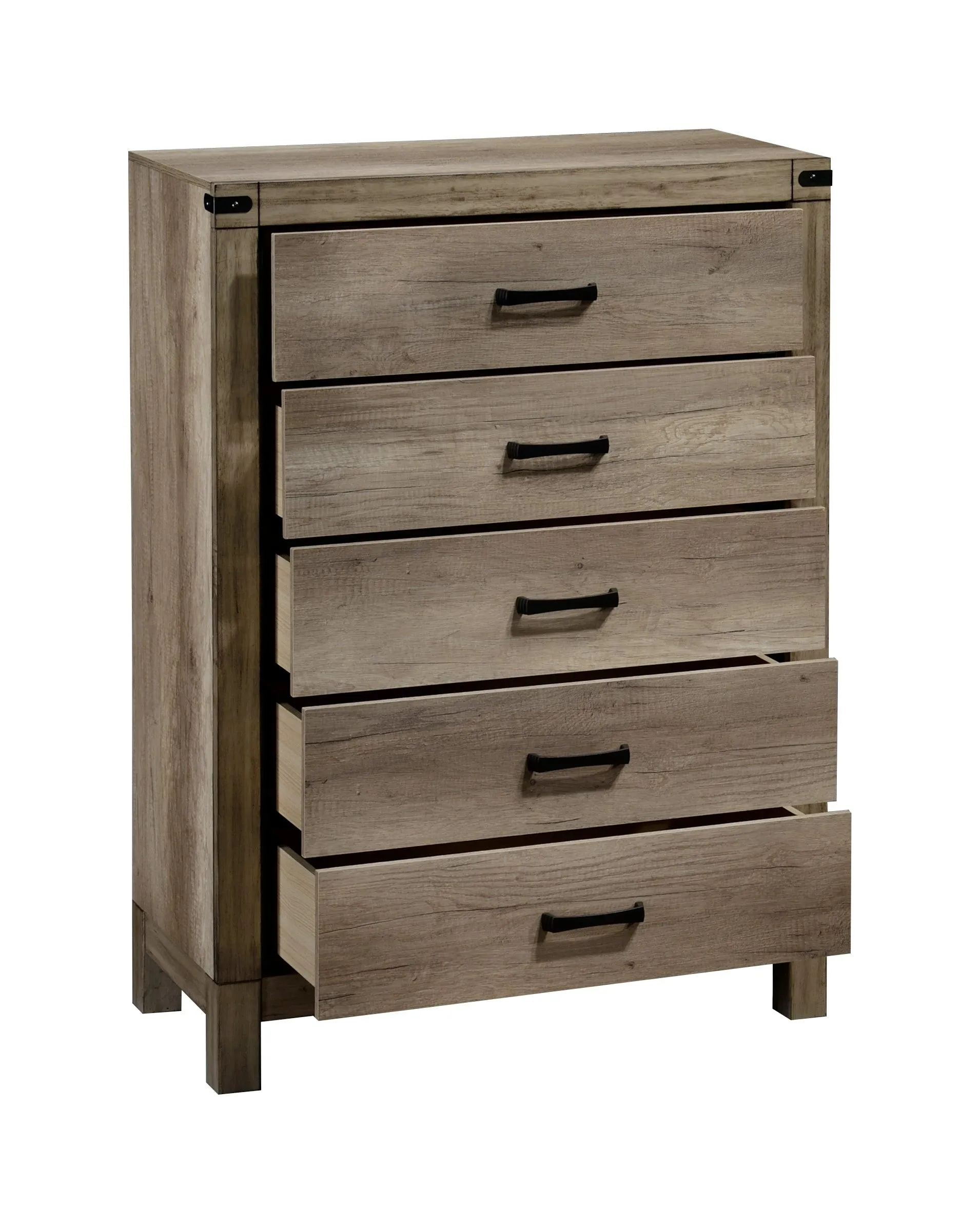 Matteo Melamine Upholstered Panel Bedroom Set - Image 17