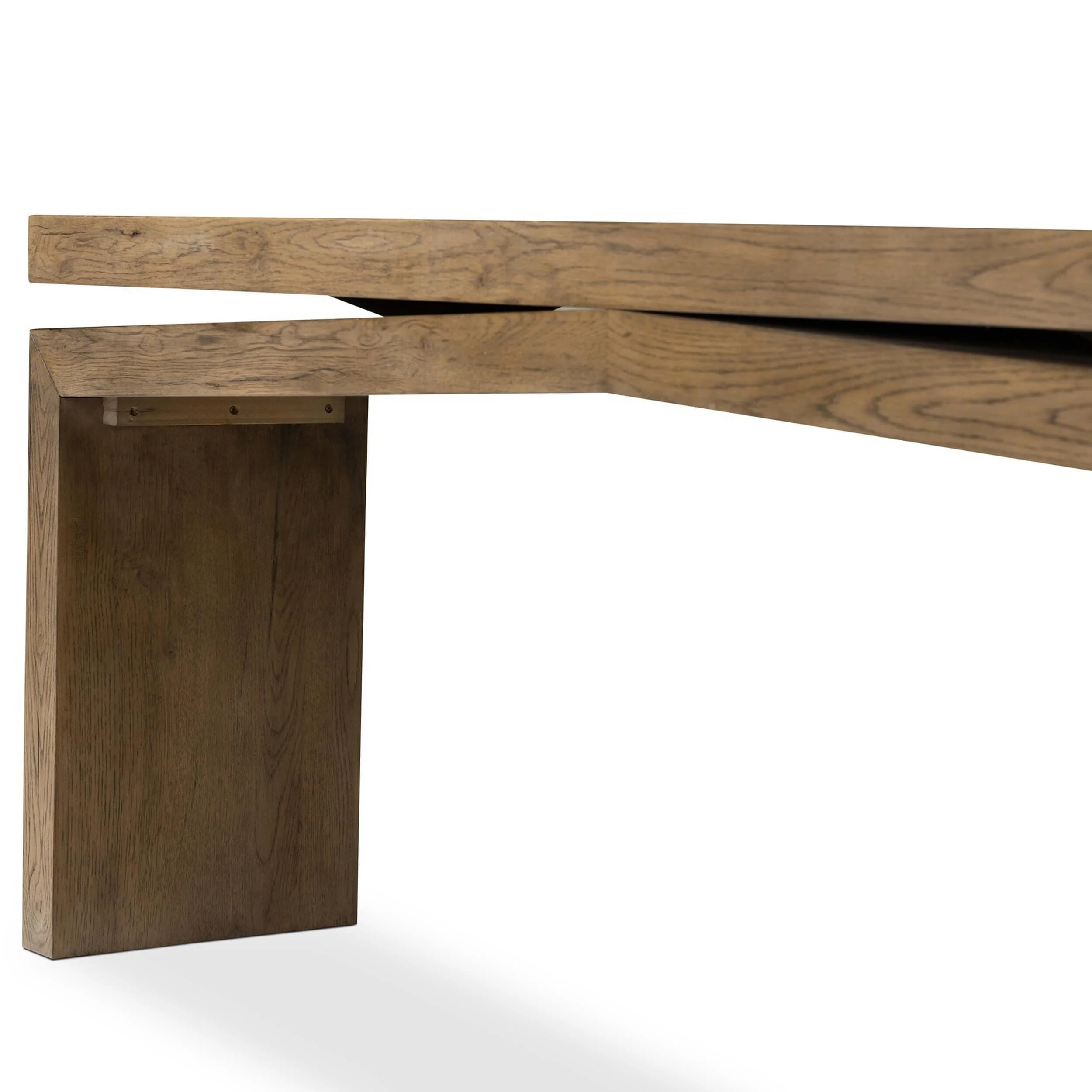 Matthes Console Table, Rustic Grey by Four Hands - Image 5