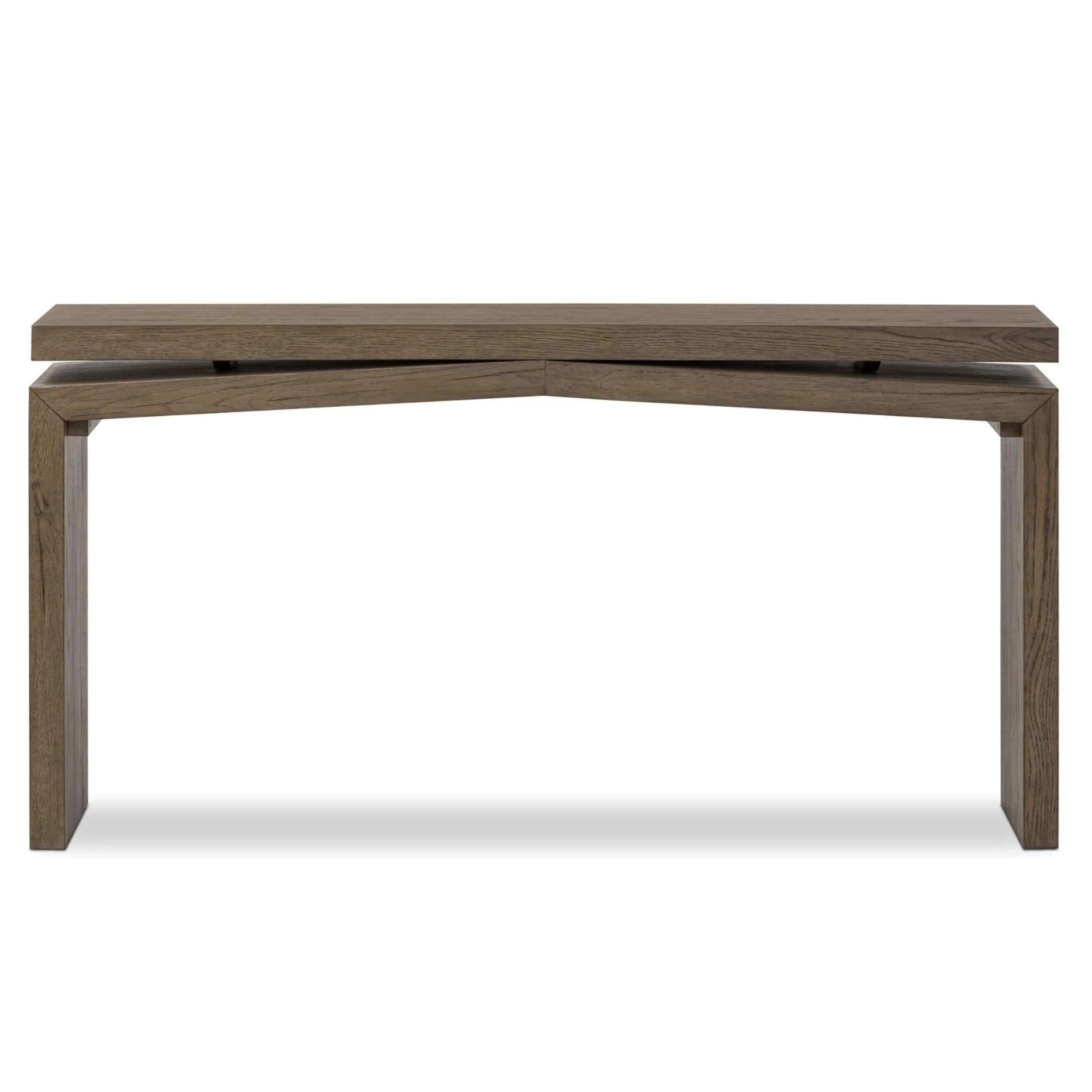 Matthes Console Table, Rustic Grey by Four Hands - Image 7