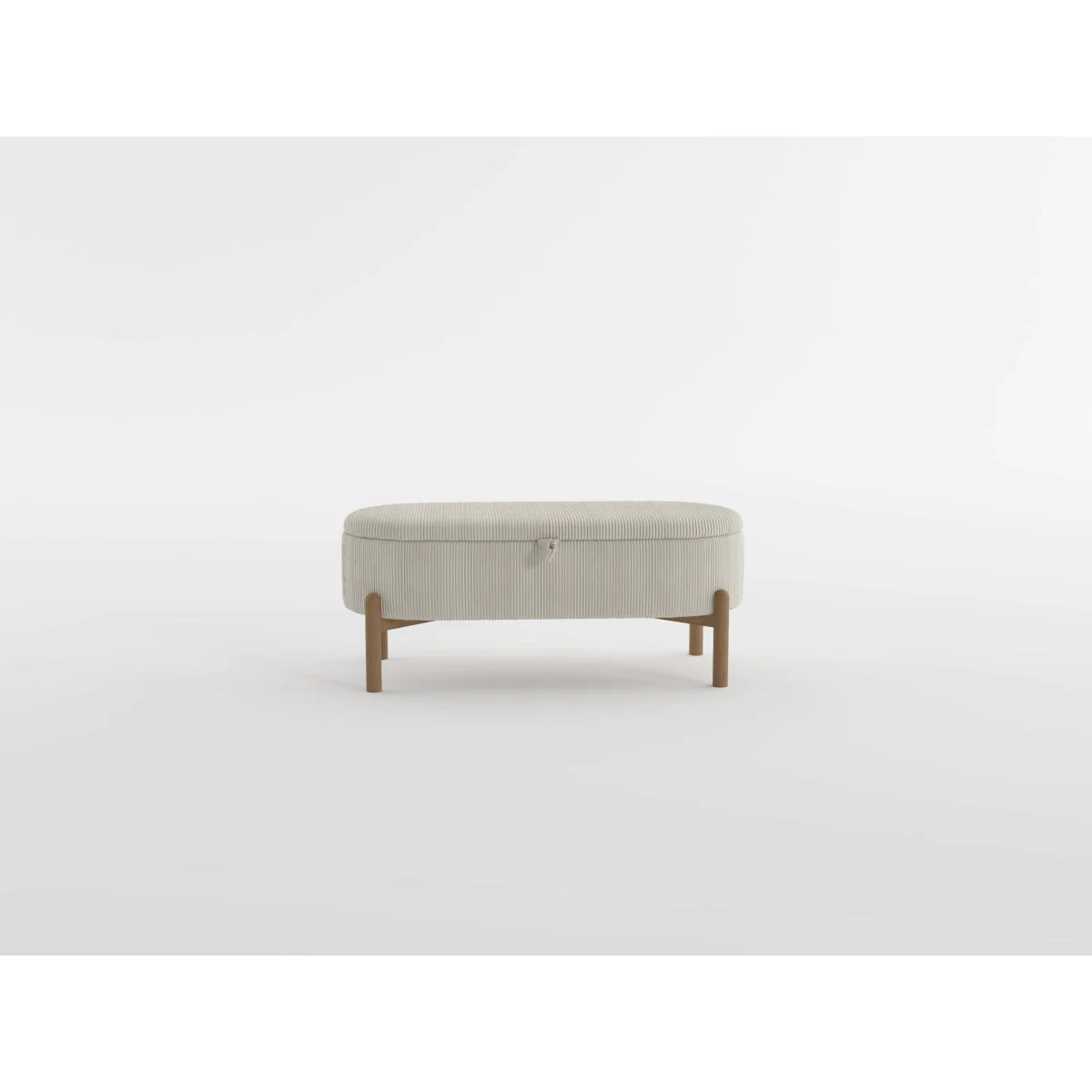Mavis Gray Lift-Top Storage Bench - Image 8