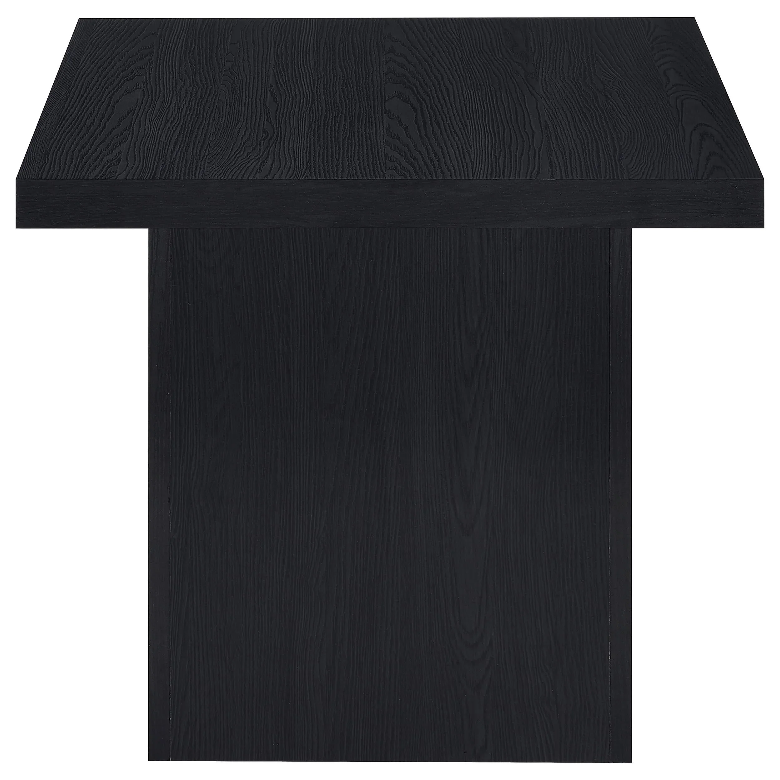 Max Black 2-Piece Rectangular Coffee and End Table Set - Image 8