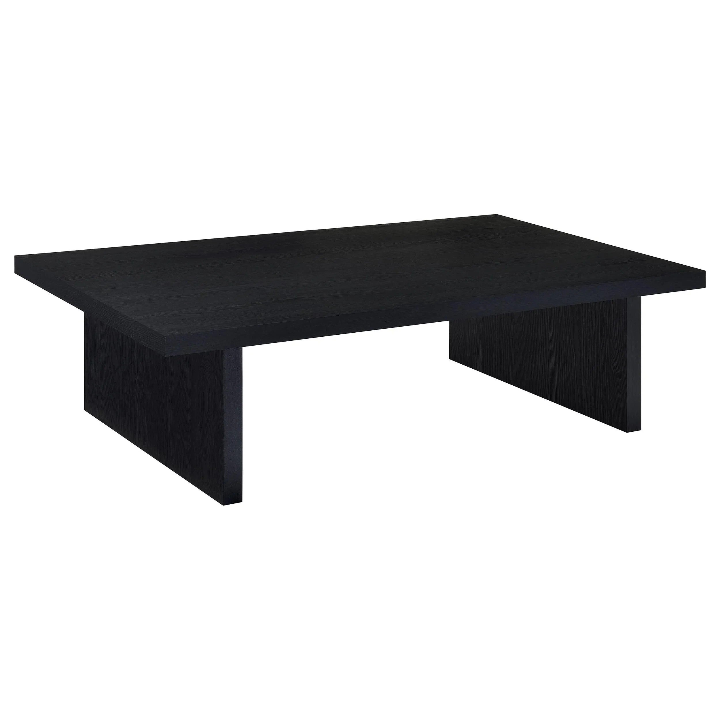 Max Black Rectangular Laminate Coffee Table - Image 8