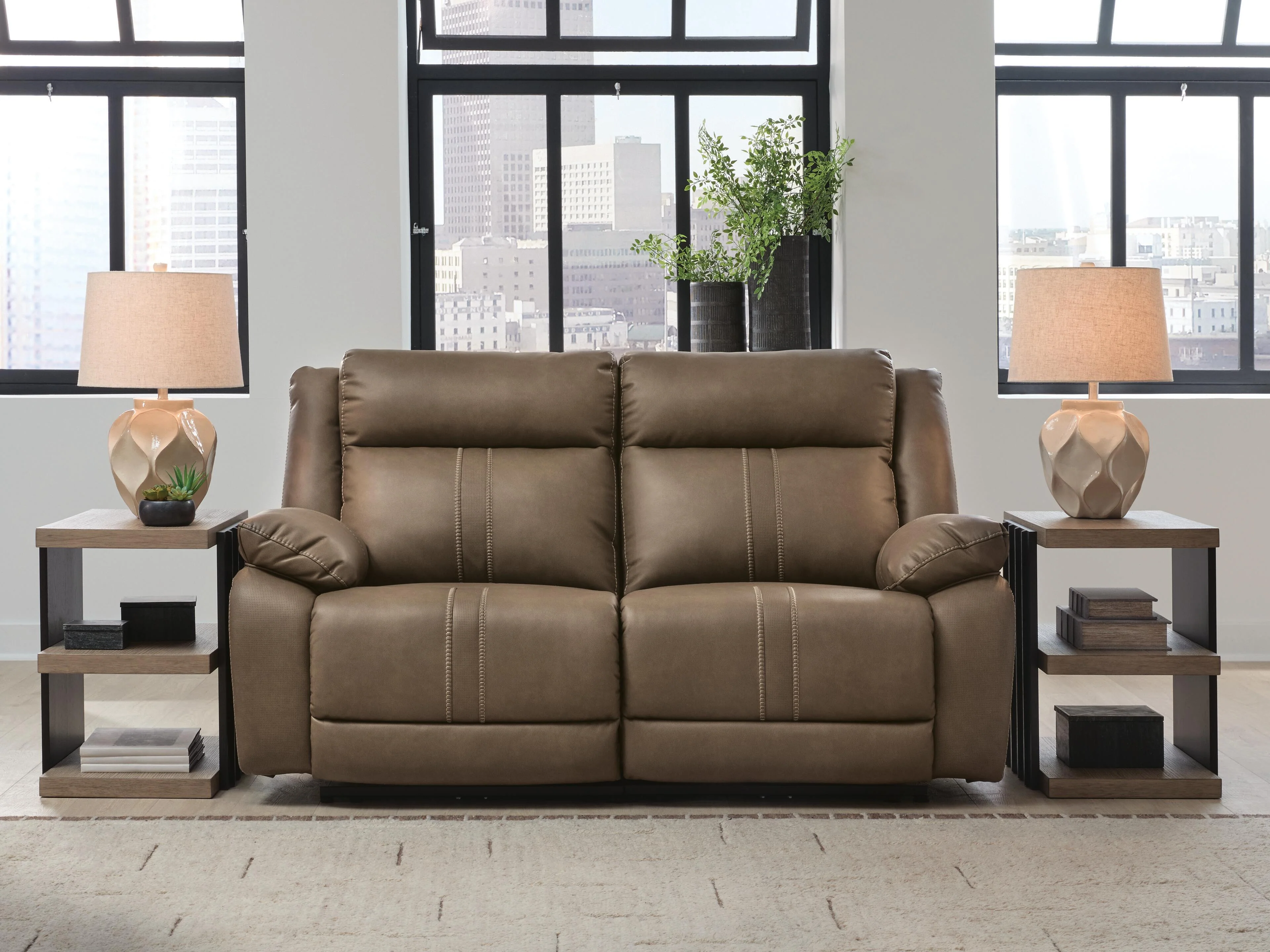 Max-Momentum Biscotti 2-Piece Power Reclining Sectional Loveseat - Image 2
