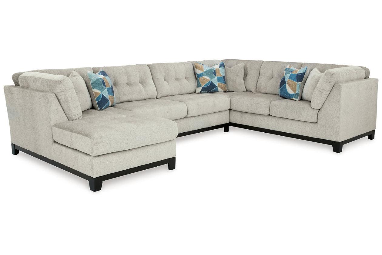 Maxon Place Stone 3-Piece Sectional with LAF Chaise - Image 5