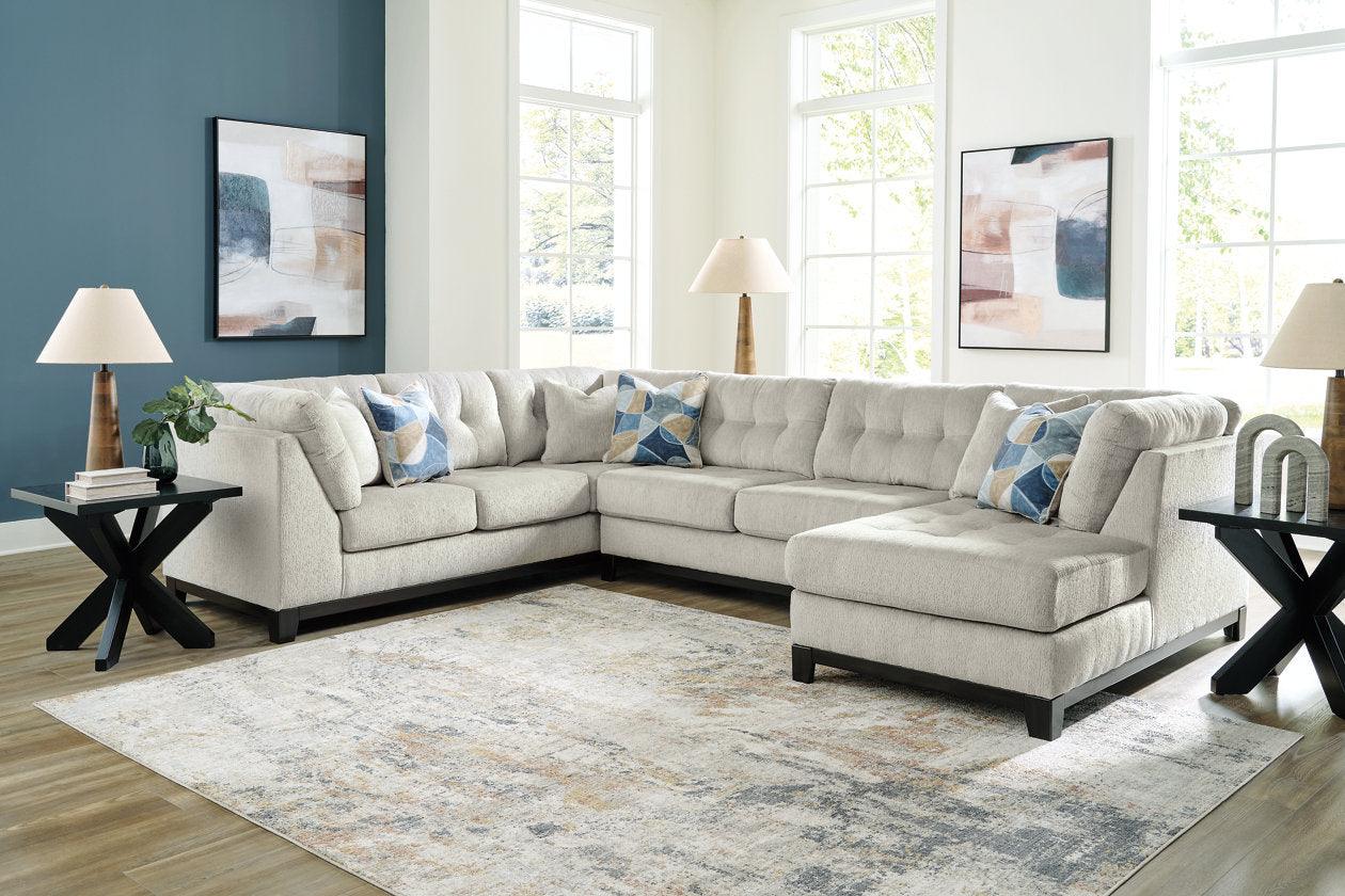 Maxon Place Stone 3-Piece Sectional with RAF Chaise - Image 3