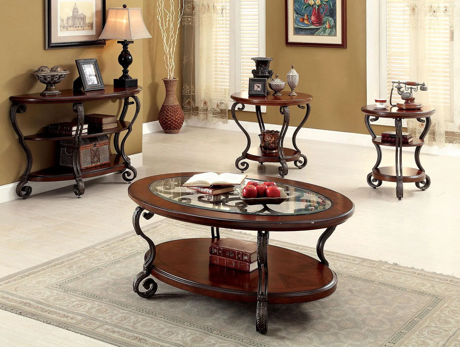 May Brown Cherry Sofa Table - Image 2