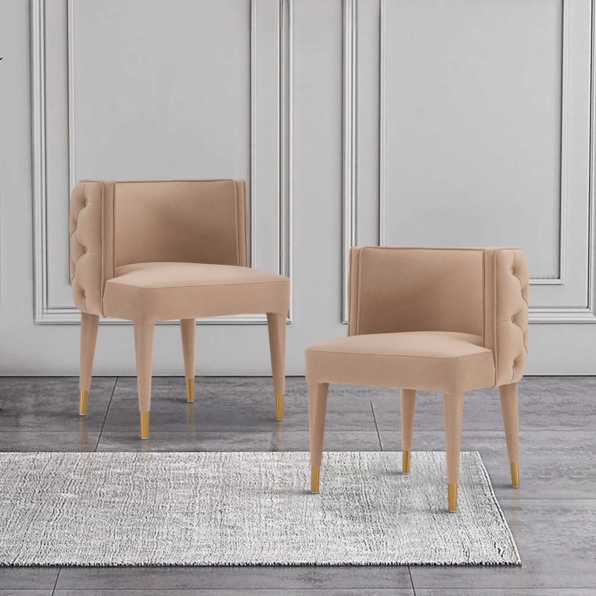Maya Dining Chair in Nude - Image 2