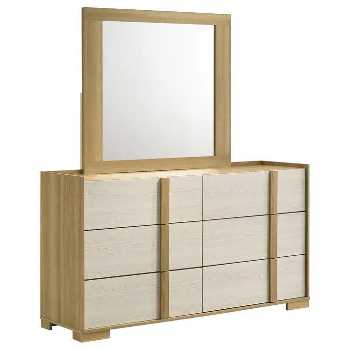 Maya Natural Panel Bedroom Set - Image 4
