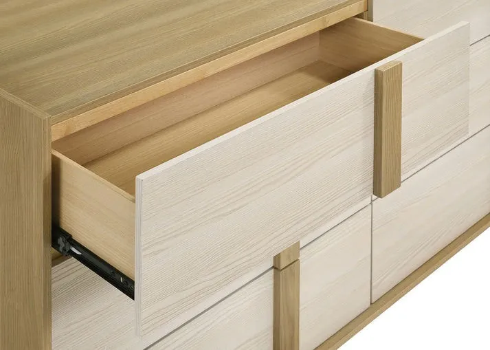 Maya Natural Panel Bedroom Set - Image 7