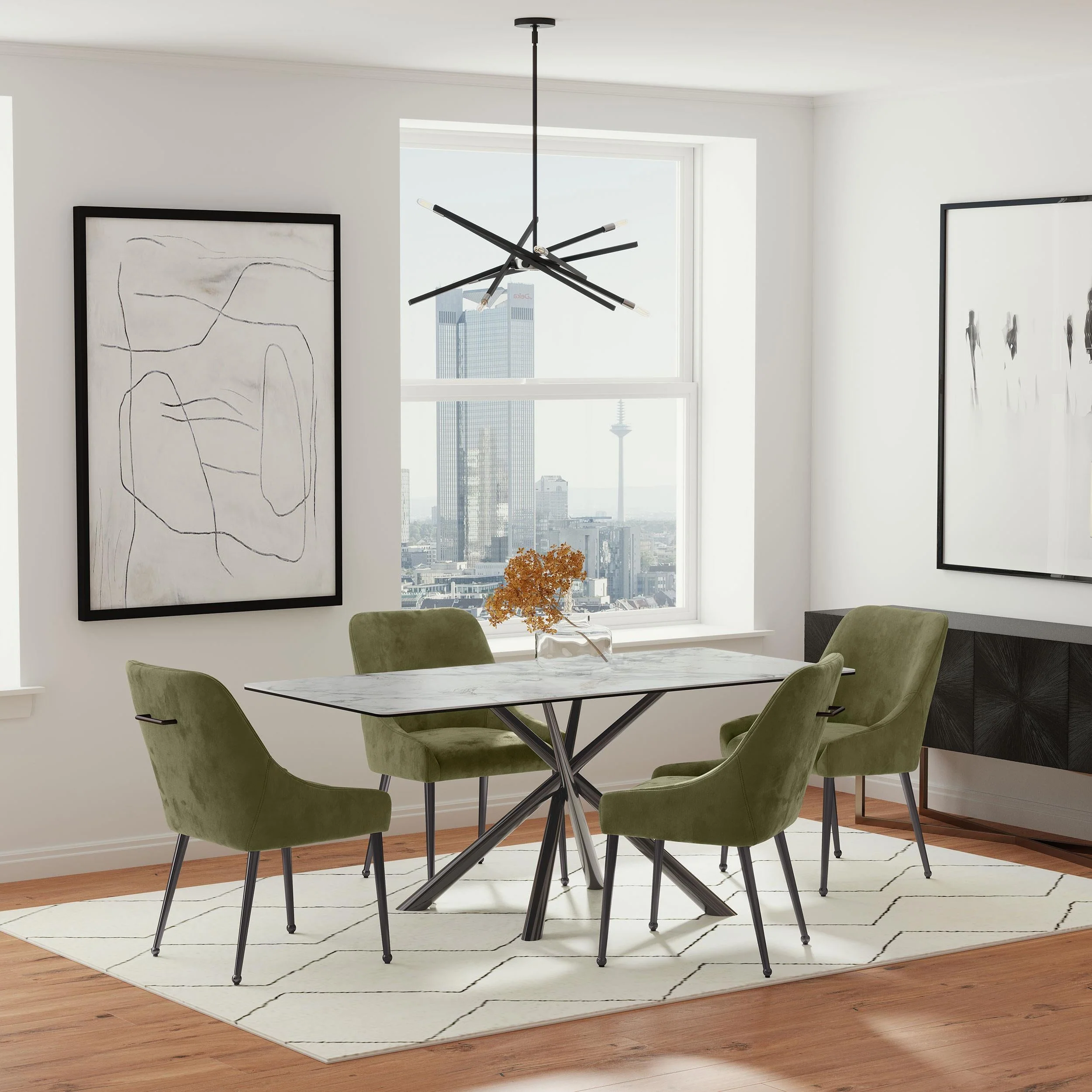 Mayette Olive Dining Side Chair, Set of 2 - Image 10