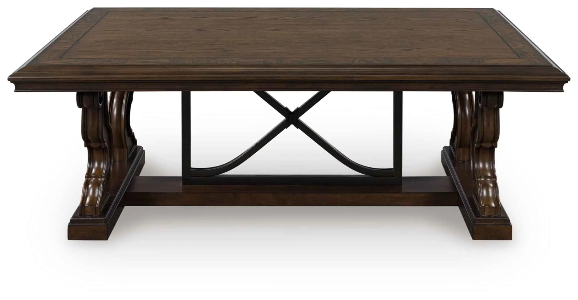 Maylee Dark Brown Coffee Table and 2 End Tables - Image 3