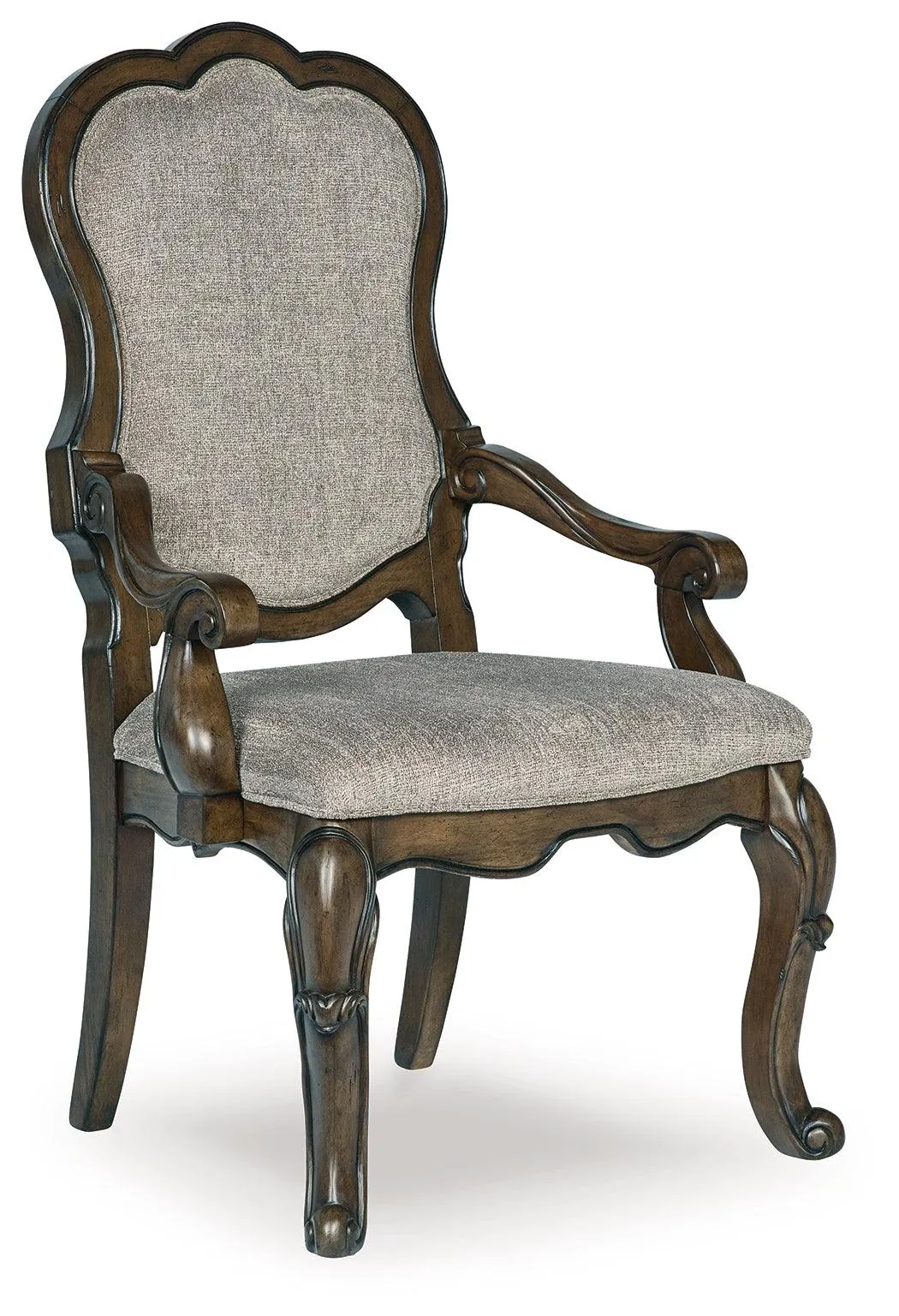 Maylee Dark Brown Dining Arm Chair, Set of 2 - Image 8