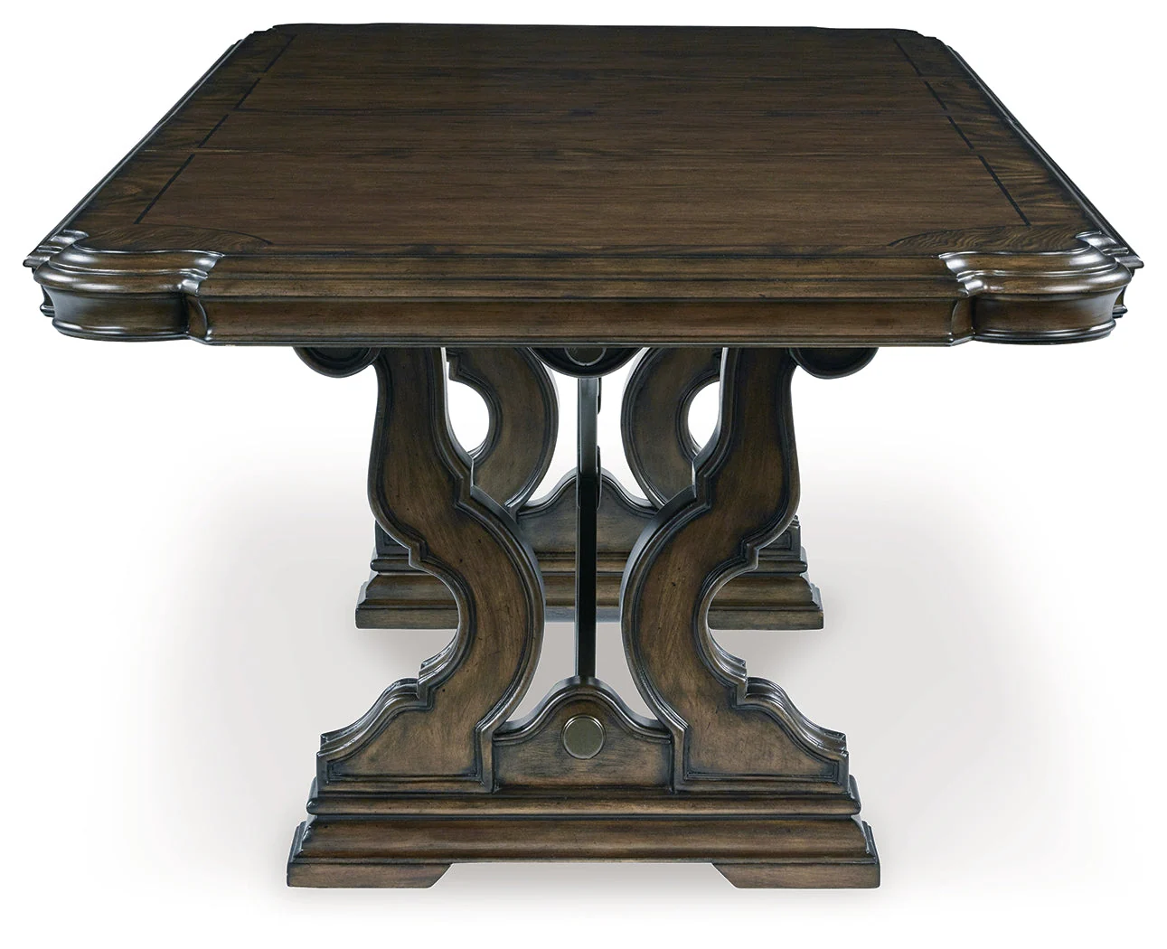 Maylee Dark Brown Dining Table and 4 Chairs and Bench - Image 22