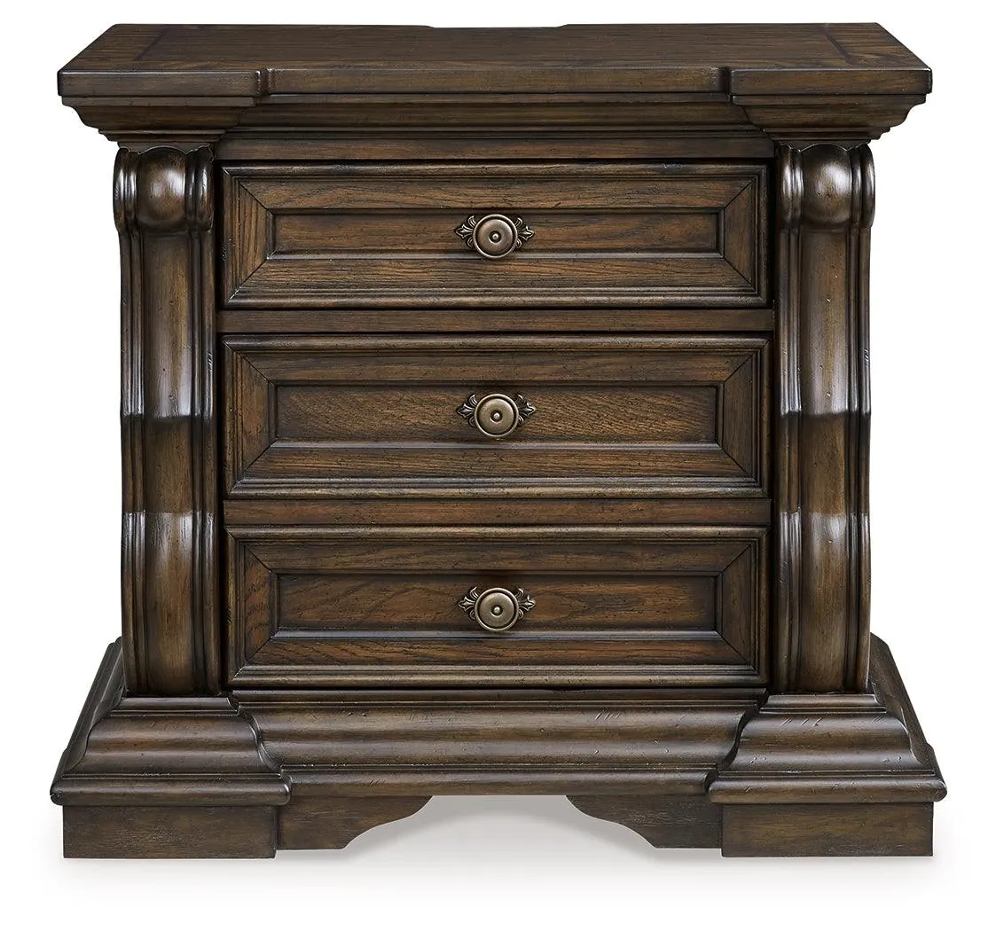 Maylee Dark Brown Nightstand - Image 3