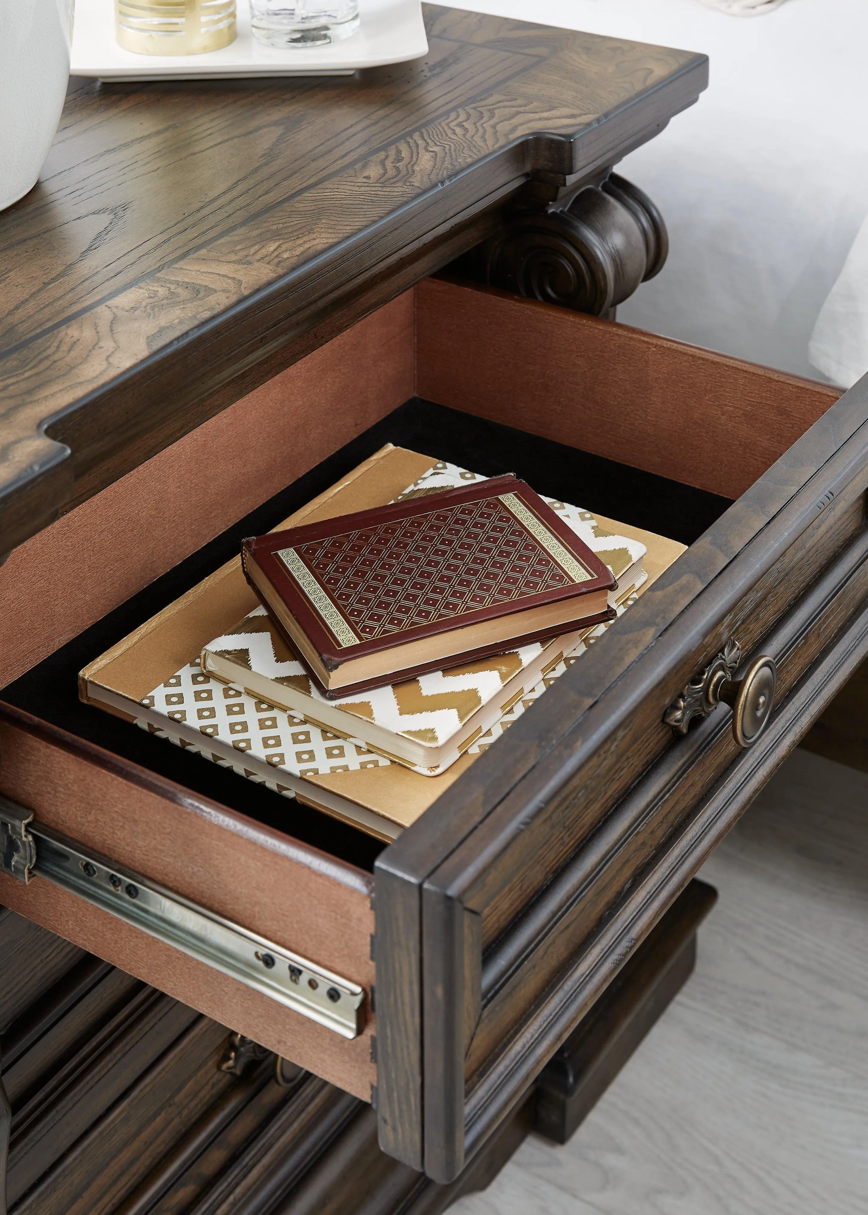 Maylee Dark Brown Nightstand - Image 7