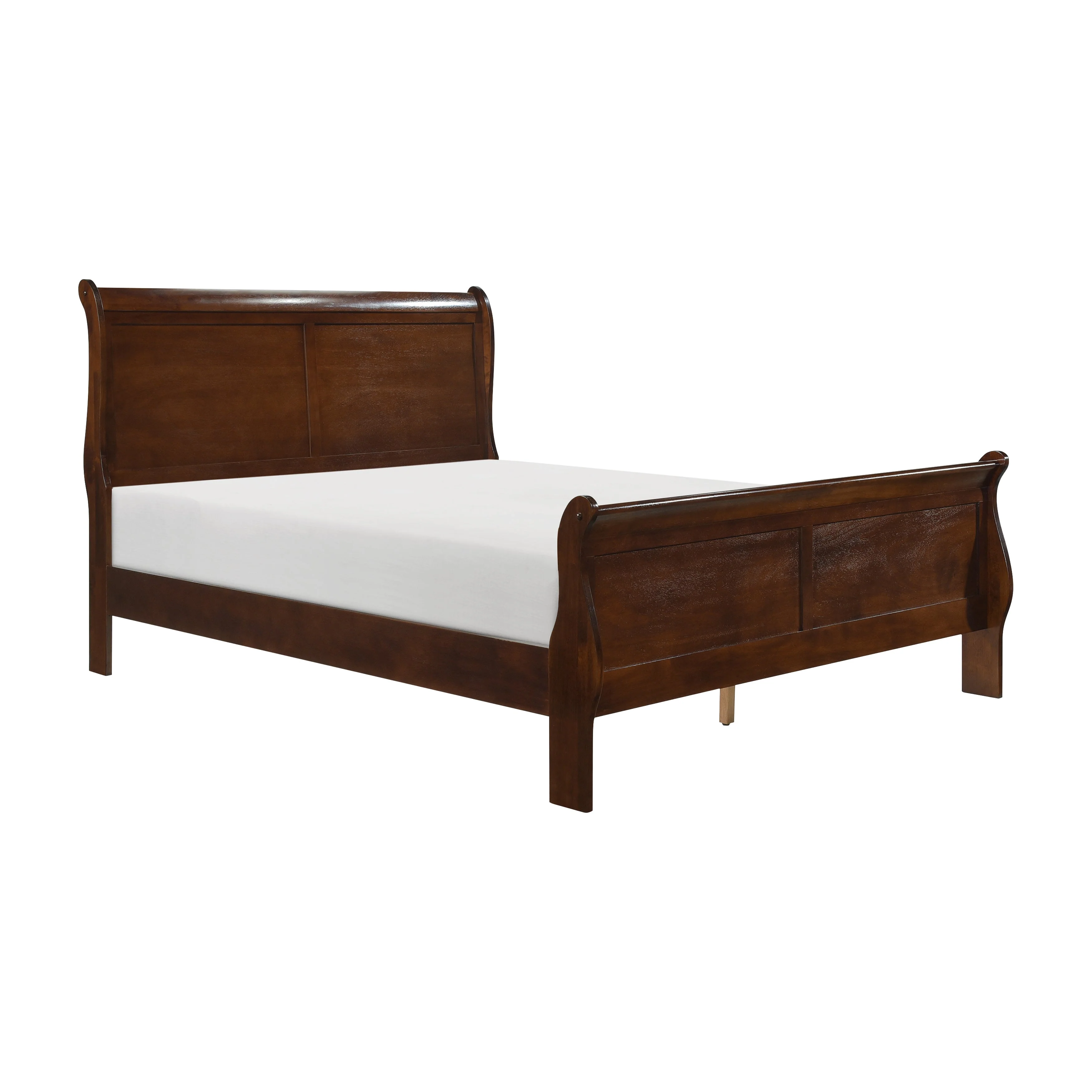 Mayville Brown Cherry California King Sleigh Bed - Image 2